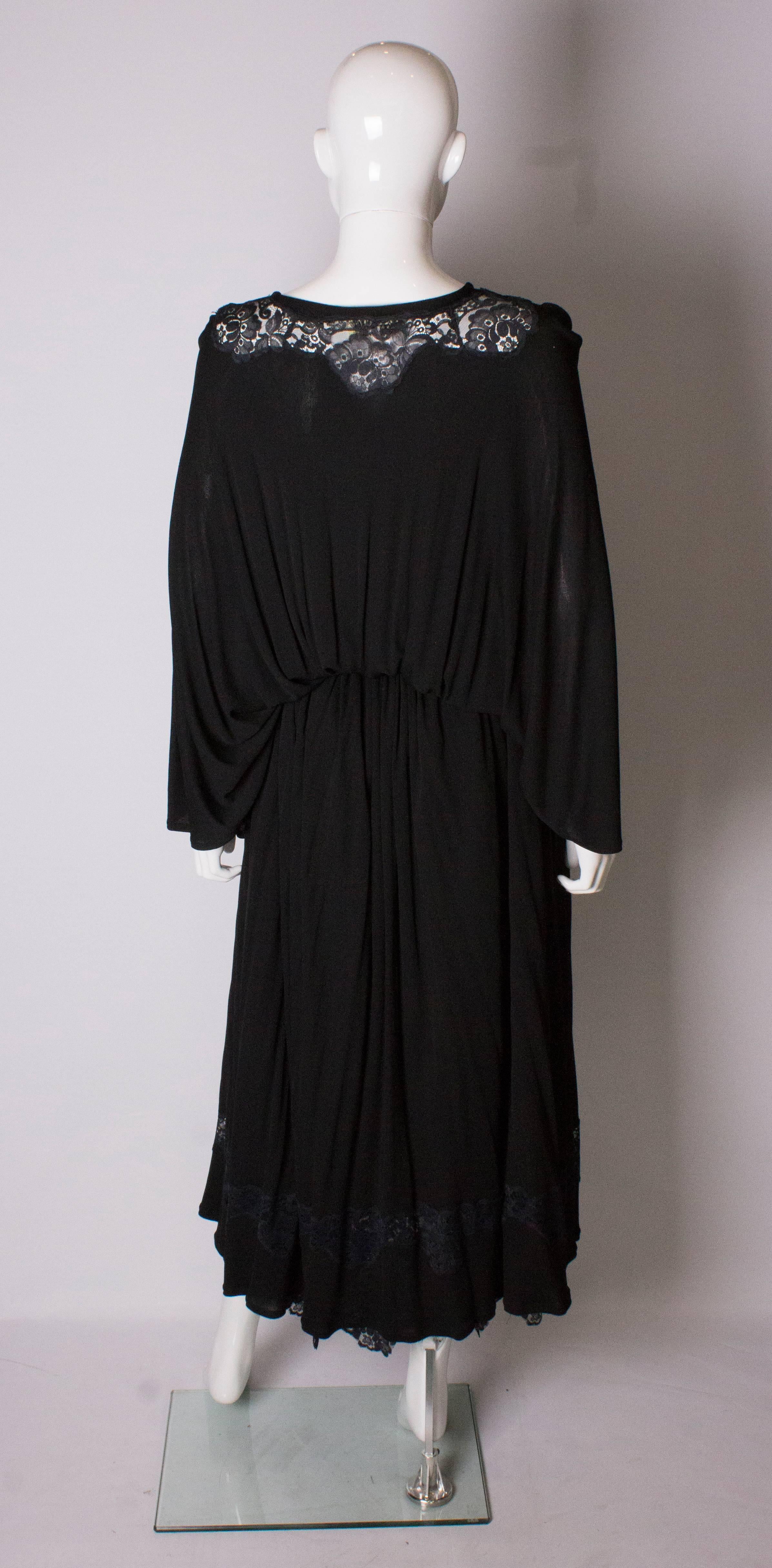 Vintage Black Quorum Dress For Sale 3