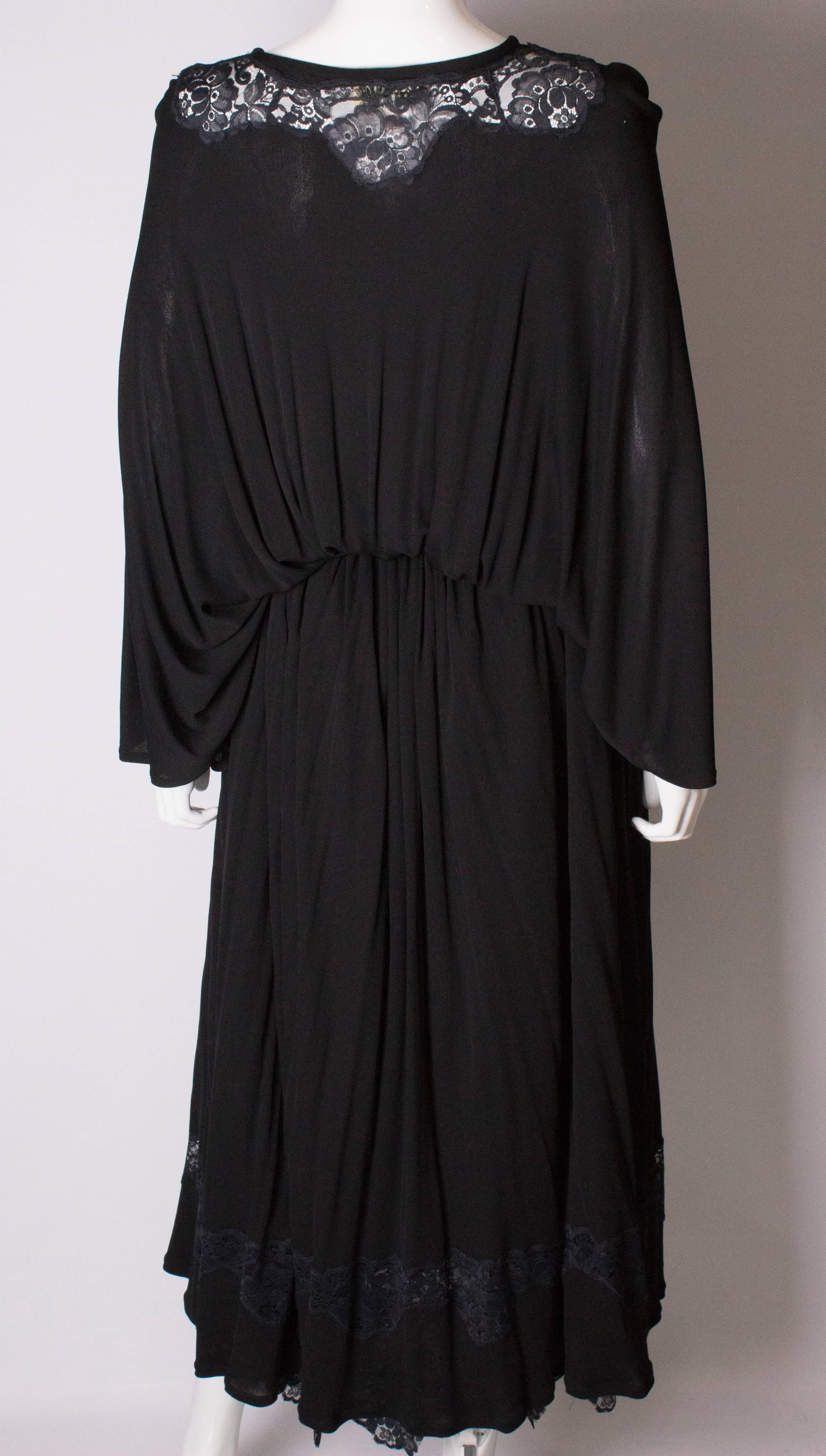 Vintage Black Quorum Dress For Sale 4