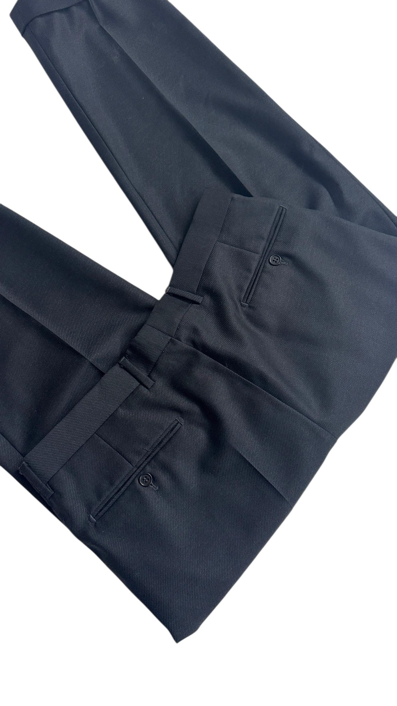 Traje negro vintage de Ermenegildo Zegna 'Tindari' - ¡Sin derechos de importación! en venta 7