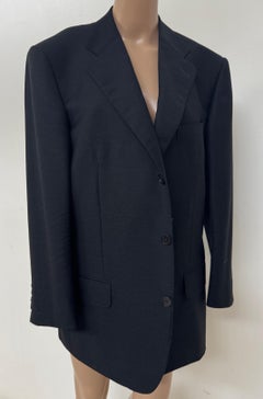 Vintage Black Suit of Ermenegildo Zegna "Tindari"