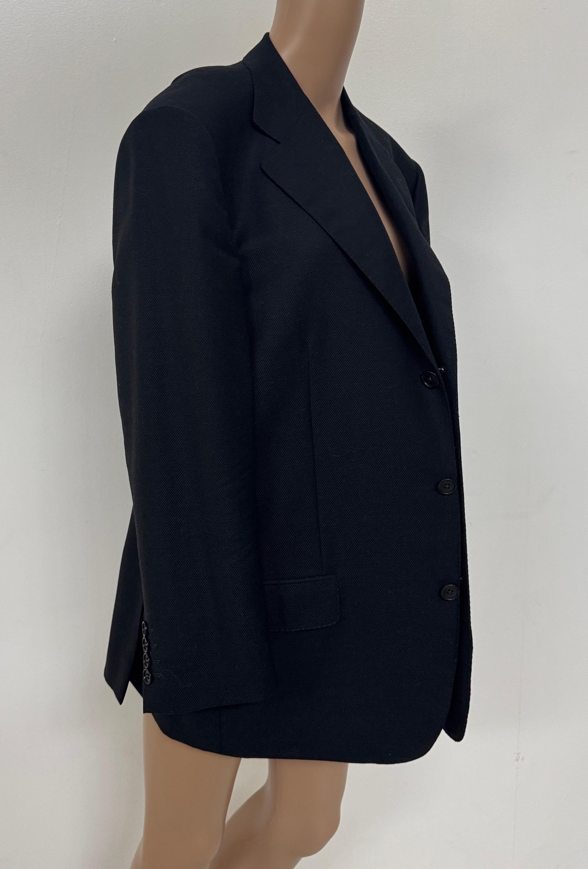 Traje negro vintage de Ermenegildo Zegna 'Tindari' - ¡Sin derechos de importación! en Bueno estado para la venta en Milano, IT