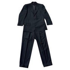 Vintage Black Suit of Ermenegildo Zegna "Tindari" - No import duty!