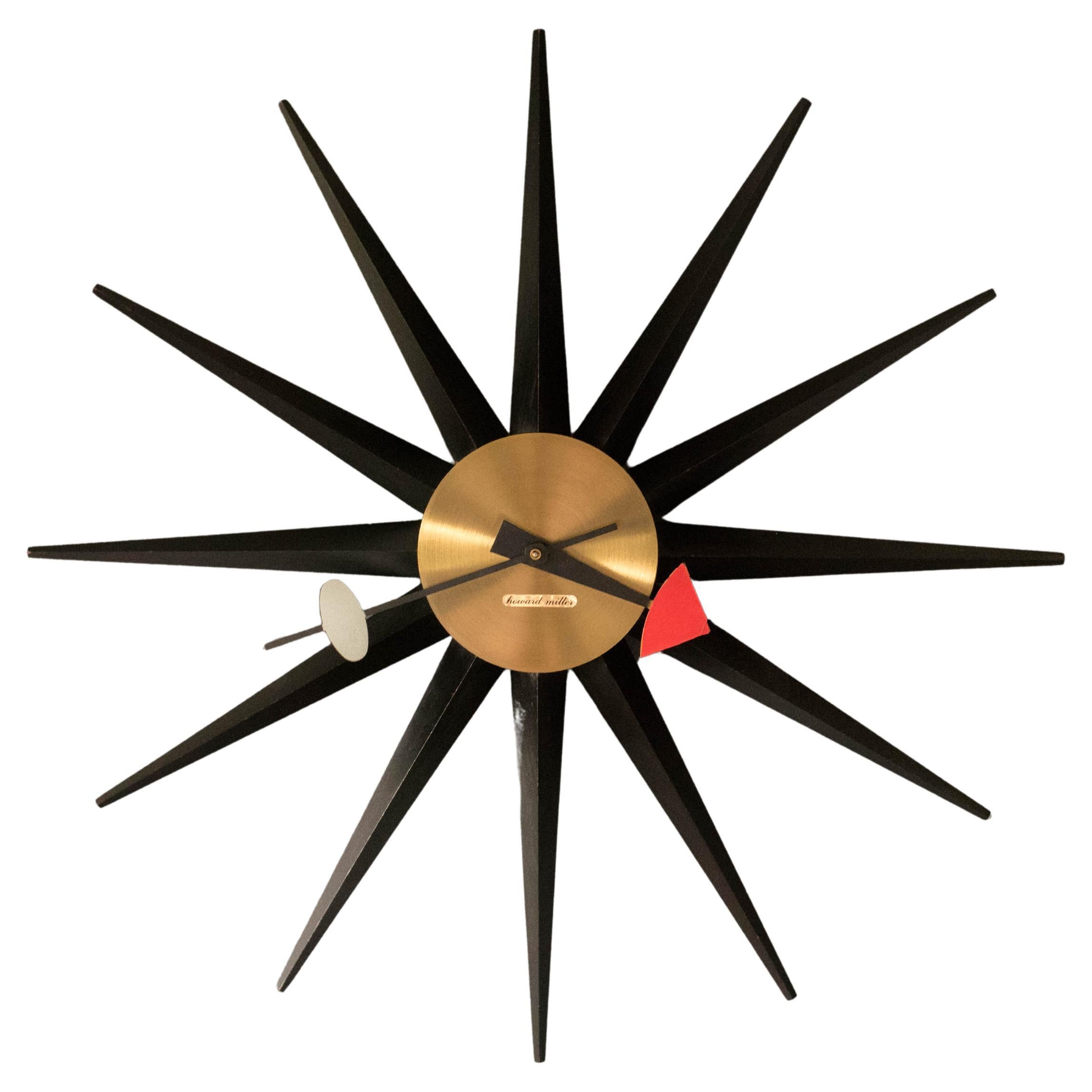 Vintage Museum Wall Clock by Nathan George Horwitt for Vintage Museum Wall Clock by Nathan George Horwitt for
