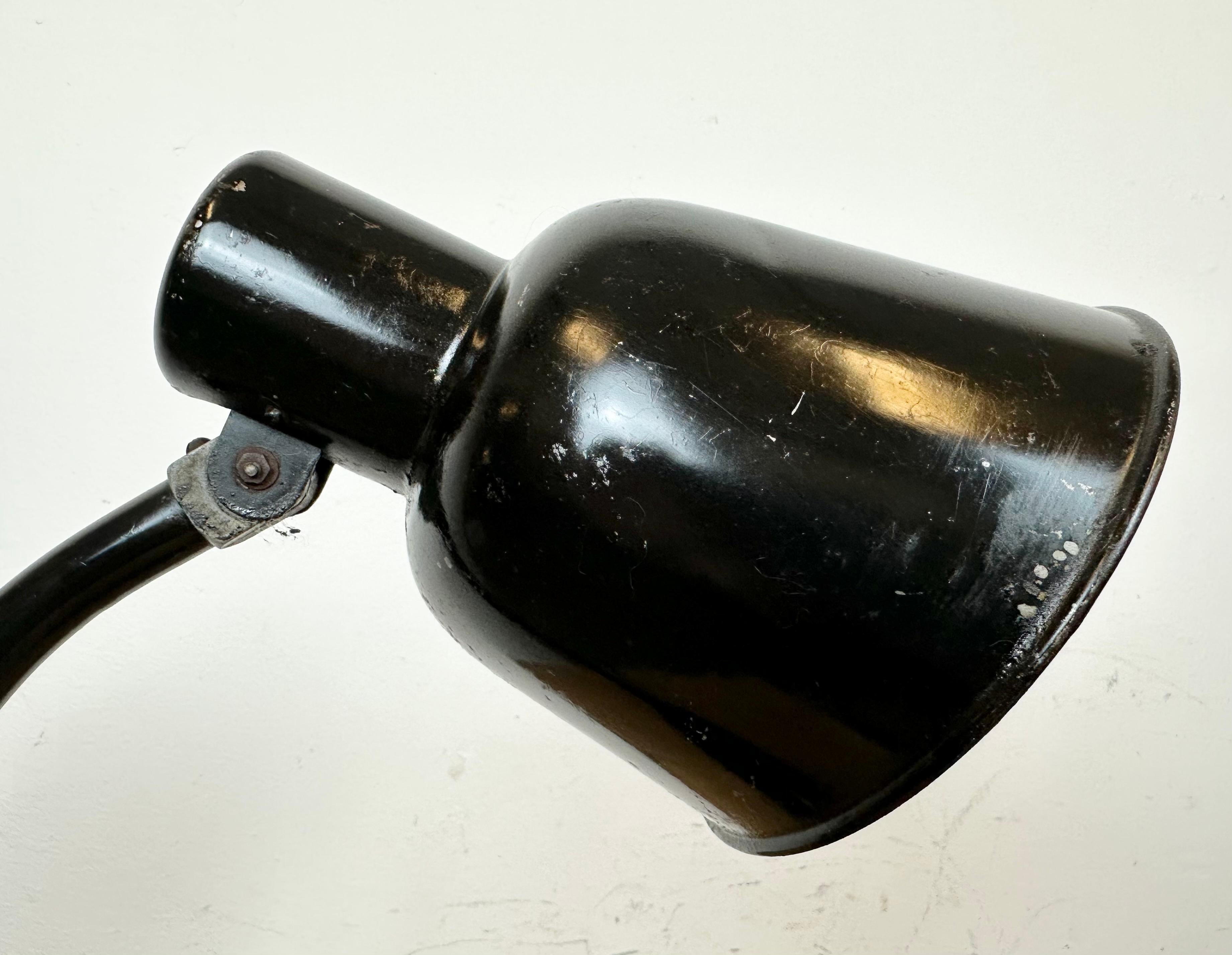 Vintage Black Table Lamp by Christian Dell for BUR Bunte & Remmler, 1930s For Sale 9