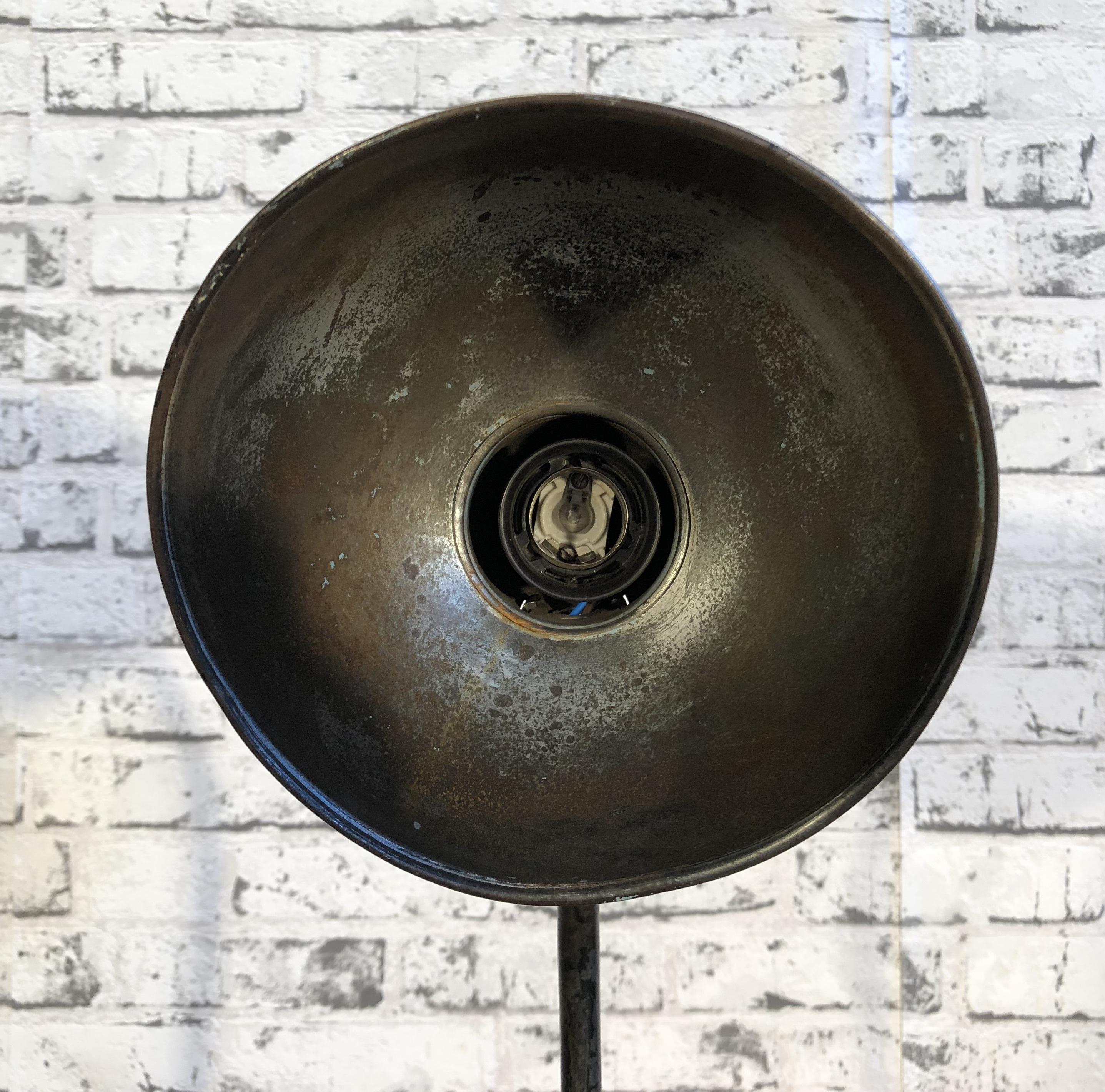 Vintage Black Table Lamp by Christian Dell for Kaiser Idell, 1930s 3