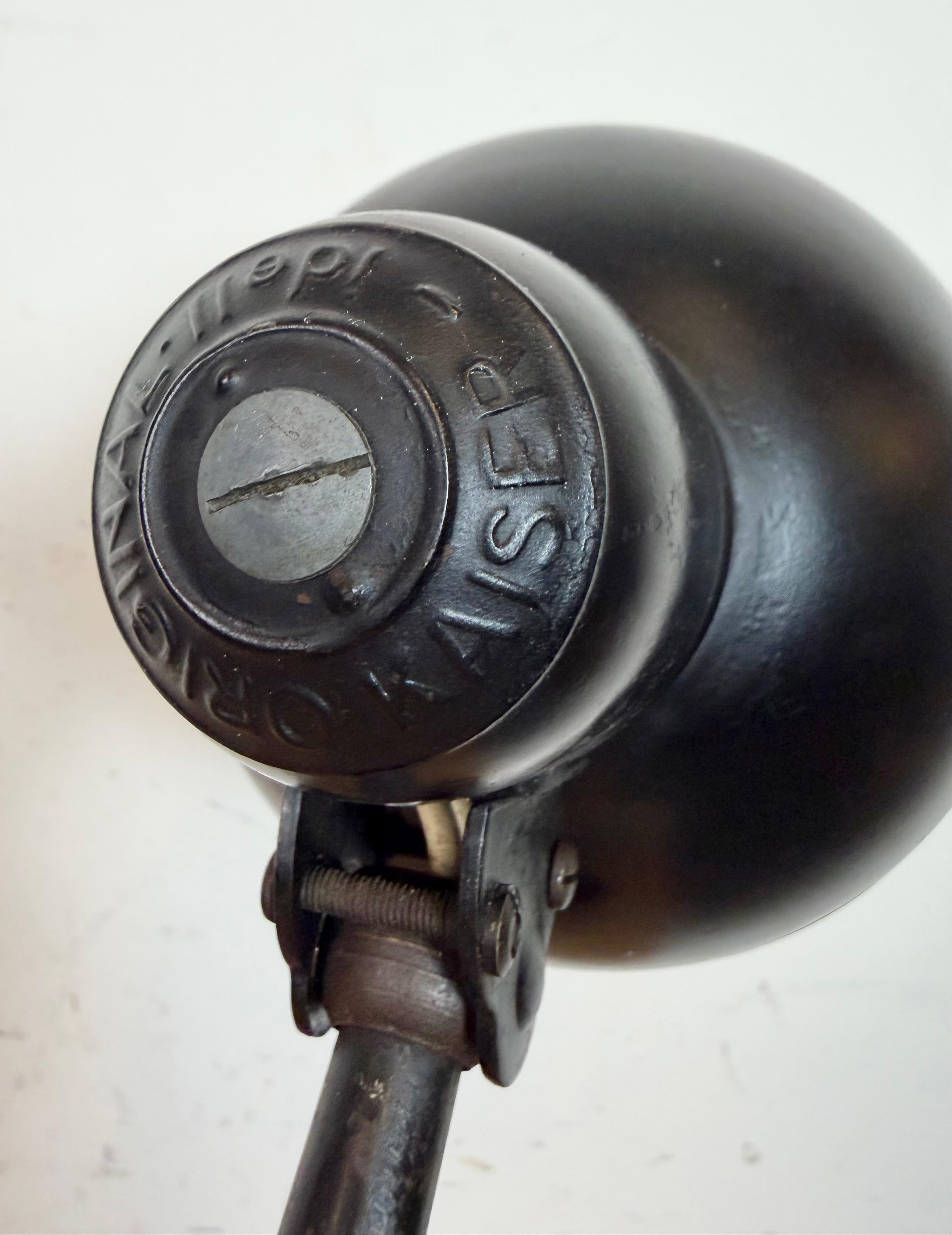 Vintage Black Table Lamp by Christian Dell for Kaiser Idell, 1930s en vente 2