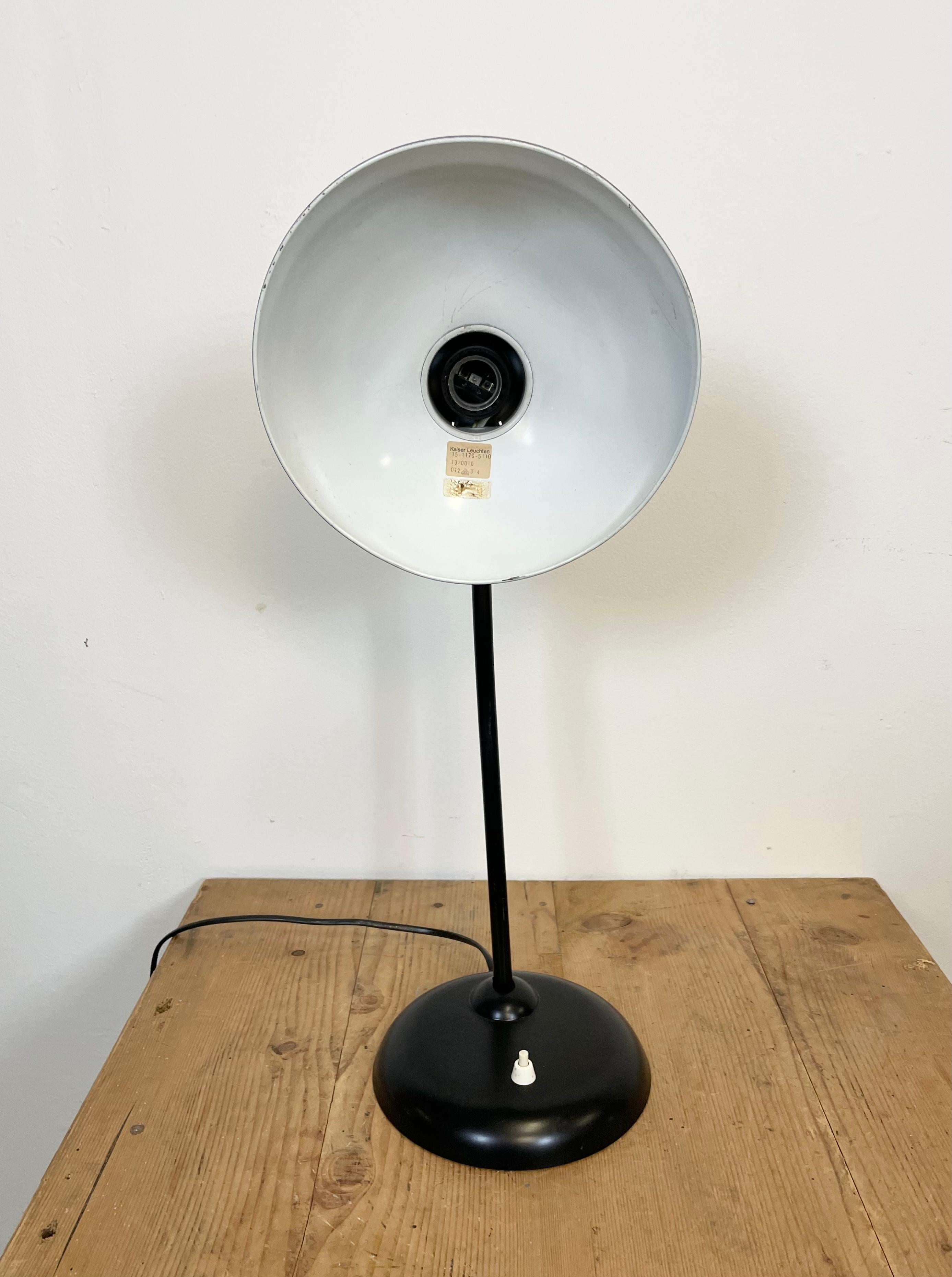 Vintage Black Table Lamp by Christian Dell for Kaiser Idell, 1930s 3