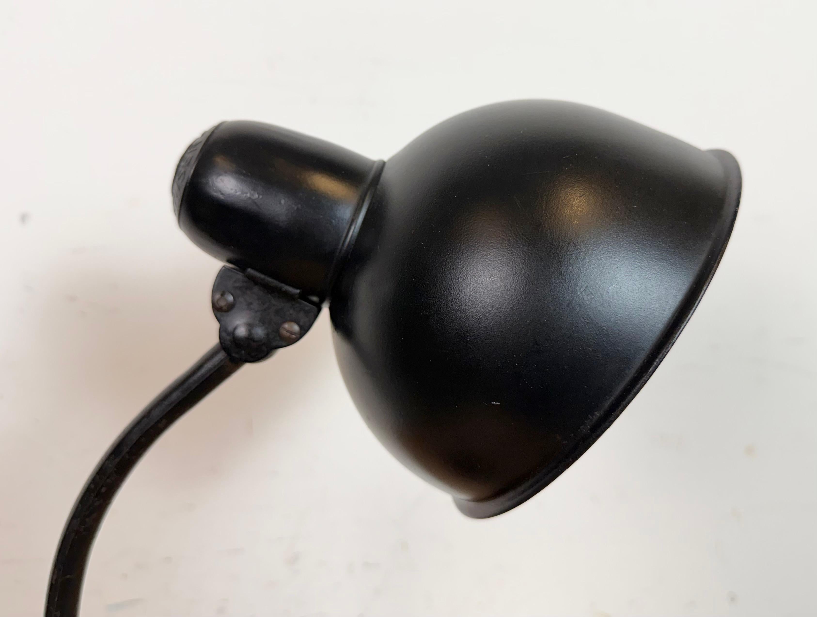 Vintage Black Table Lamp by Christian Dell for Kaiser Idell, 1930s en vente 7
