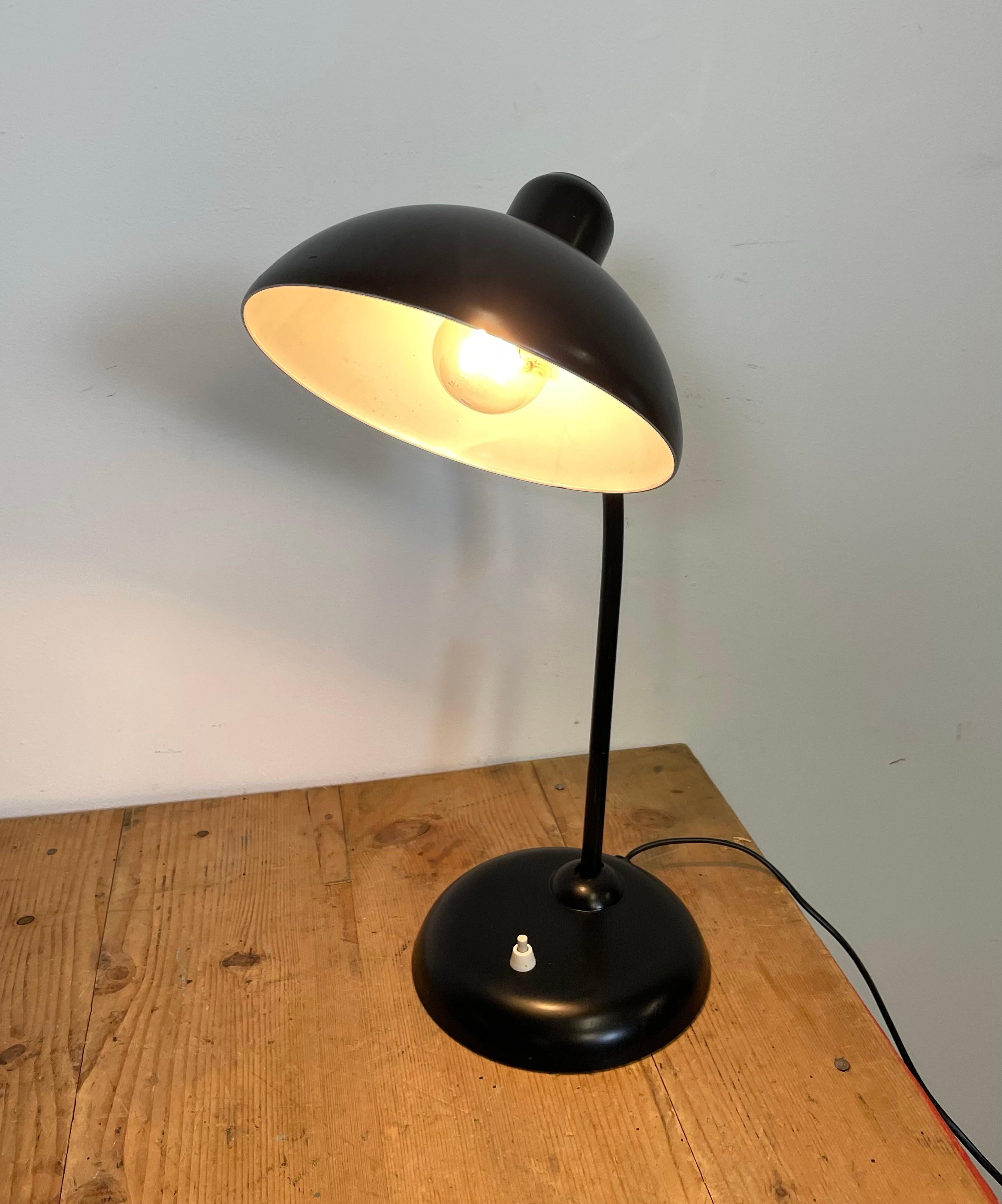 Vintage Black Table Lamp by Christian Dell for Kaiser Idell, 1930s 8