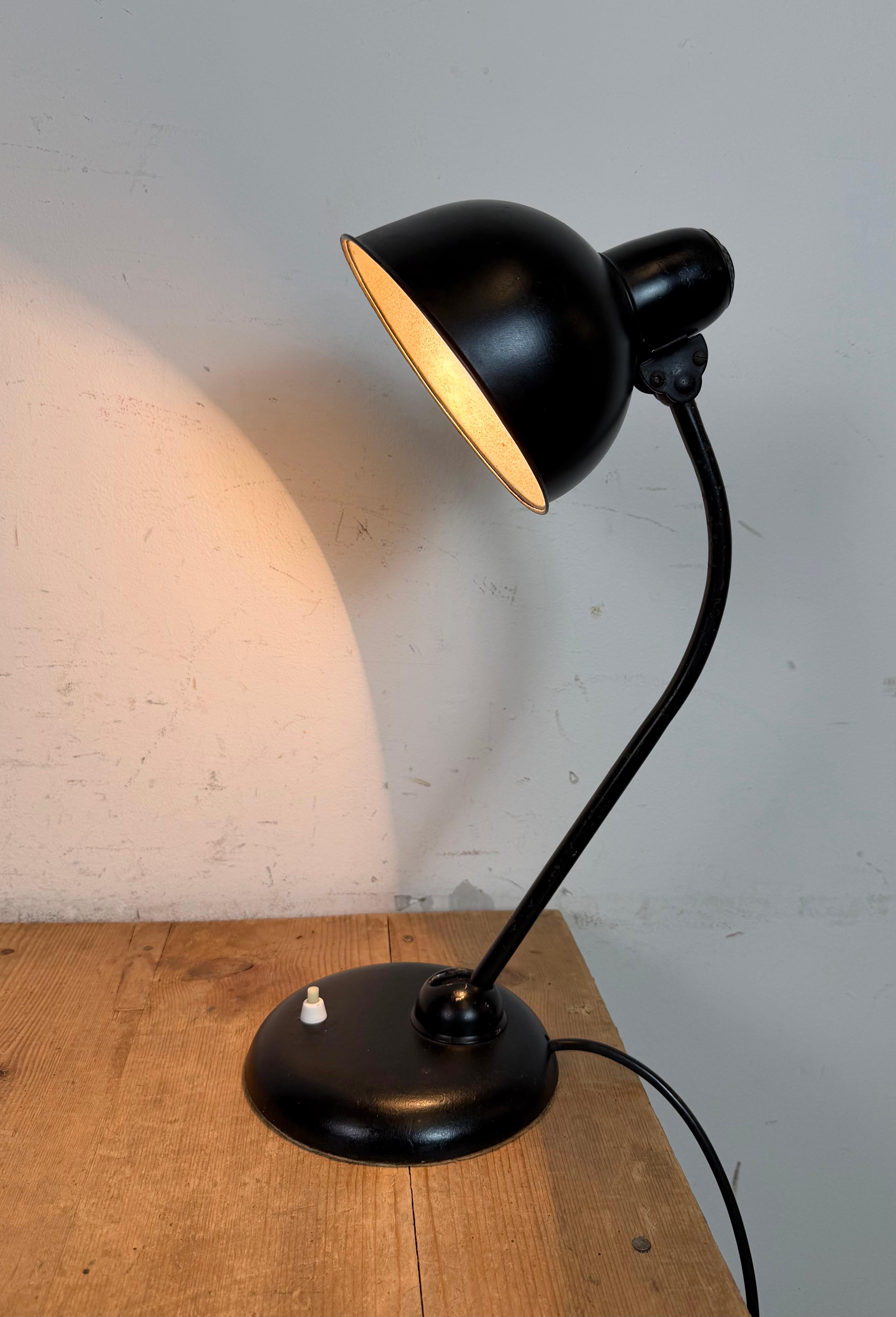 Vintage Black Table Lamp by Christian Dell for Kaiser Idell, 1930s en vente 10