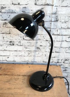 Vintage Black Table Lamp by Christian Dell for Kaiser Idell, 1930s