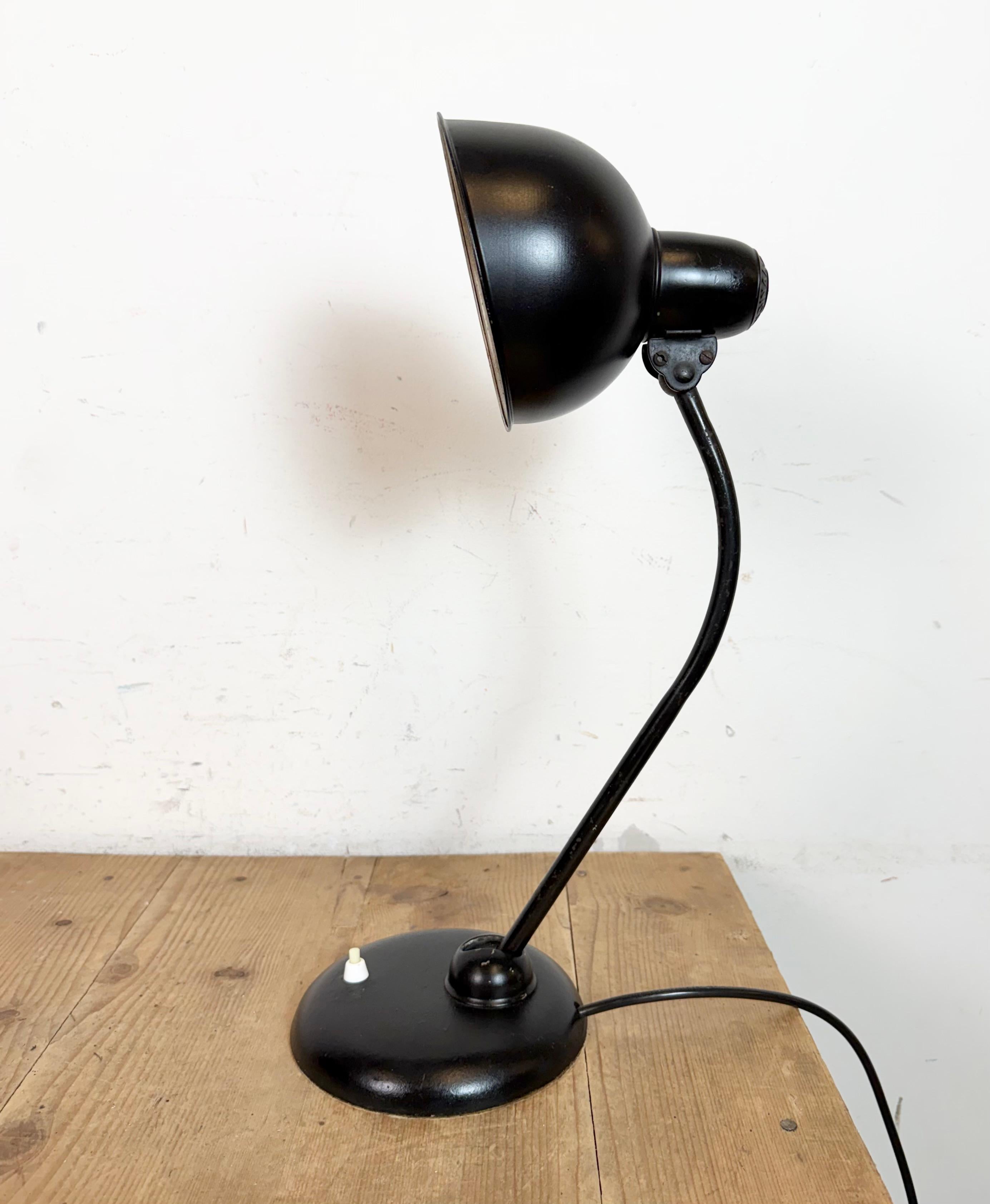 Vintage Black Table Lamp by Christian Dell for Kaiser Idell, 1930s Bon état - En vente à Kojetice, CZ