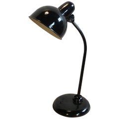 Vintage Black Table Lamp by Christian Dell for Kaiser Idell, 1930s
