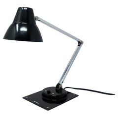 Lampe de bureau pliante vintage Tensor IL 400 noire