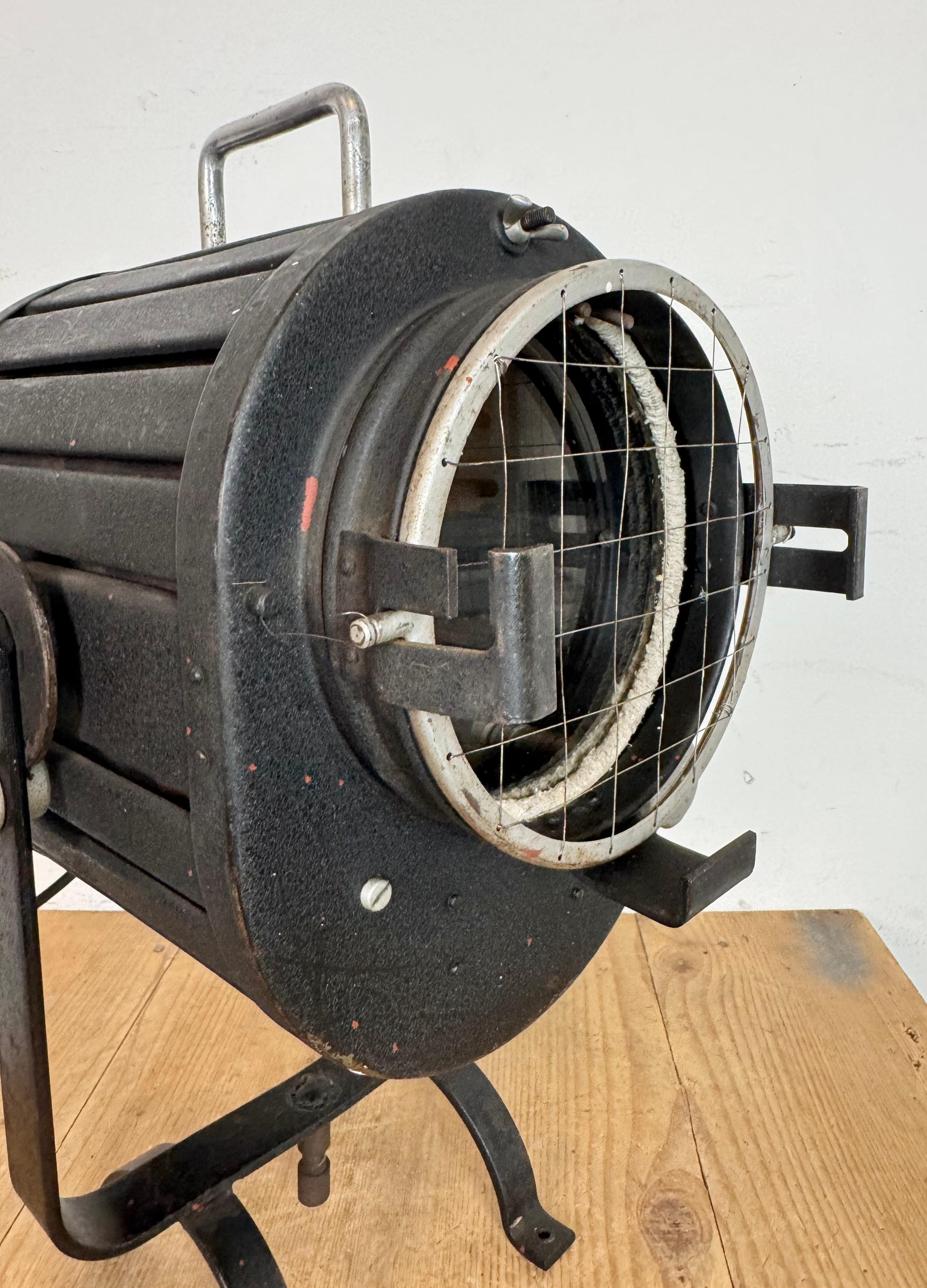 Spot de théâtre noir vintage, années 1960 en vente 6