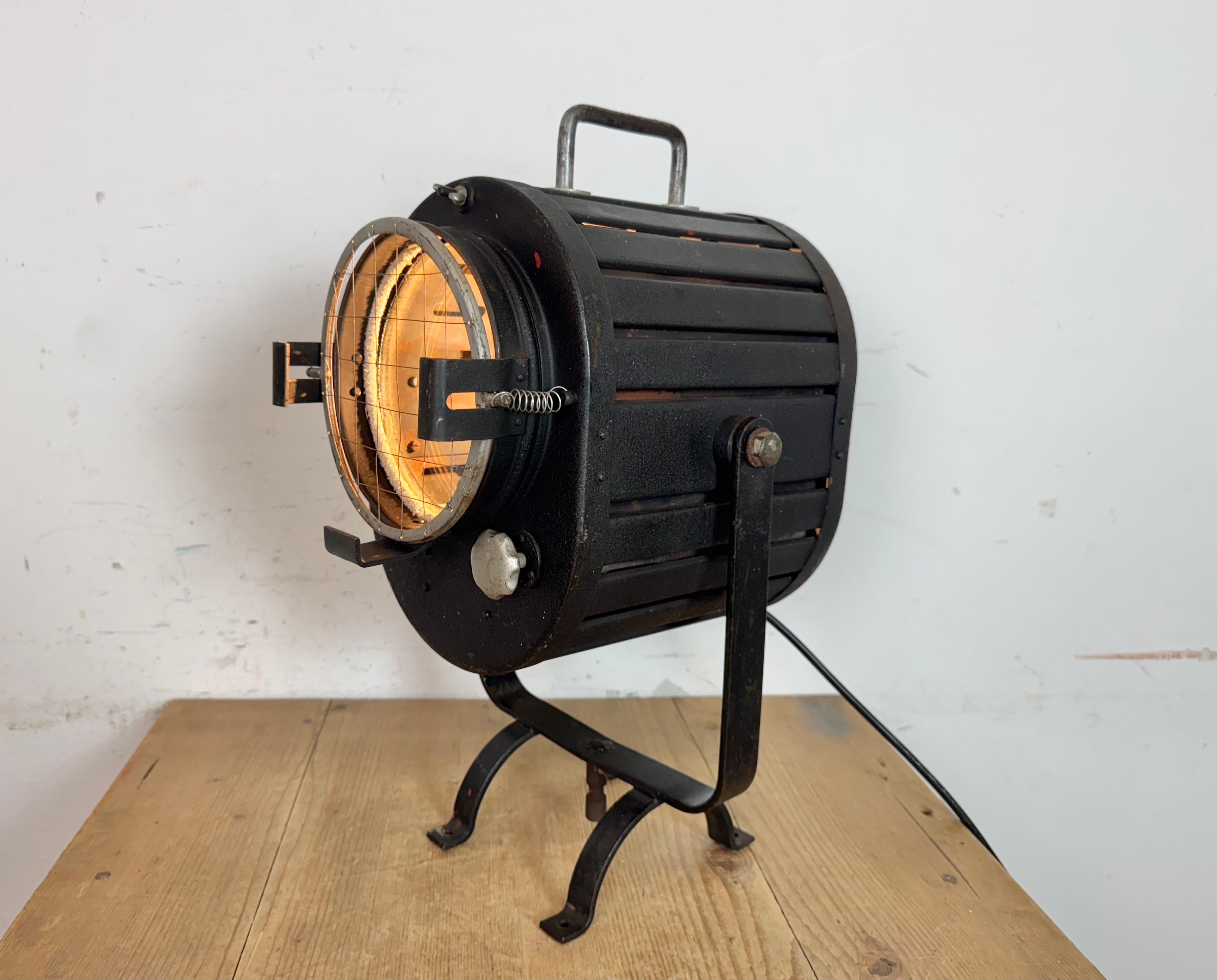 Spot de théâtre noir vintage, années 1960 en vente 7