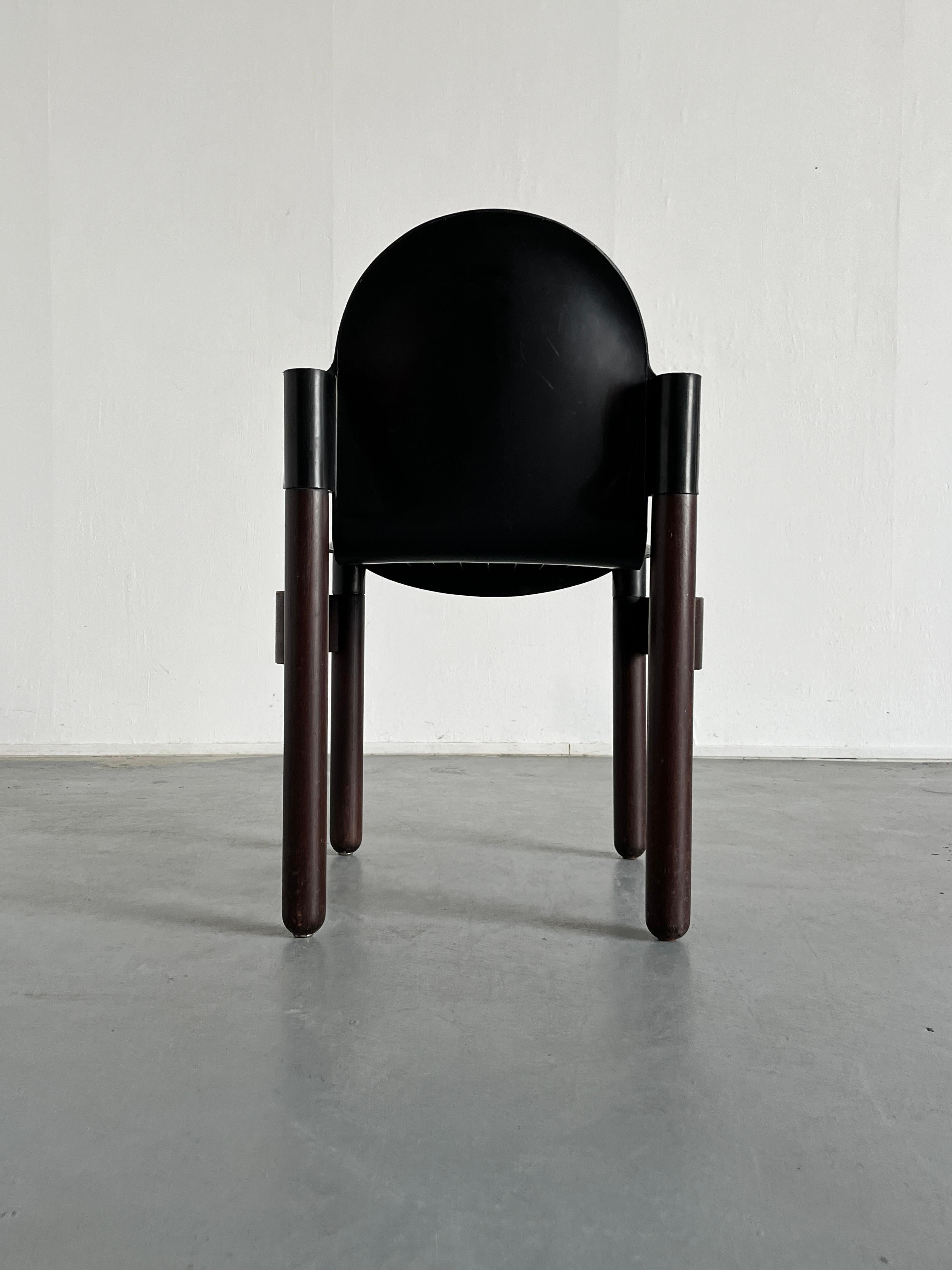 Vintage Black Thonet Flex 2000 Chair by Gerd Lange for Thonet, 1980s In Good Condition For Sale In Zagreb, HR