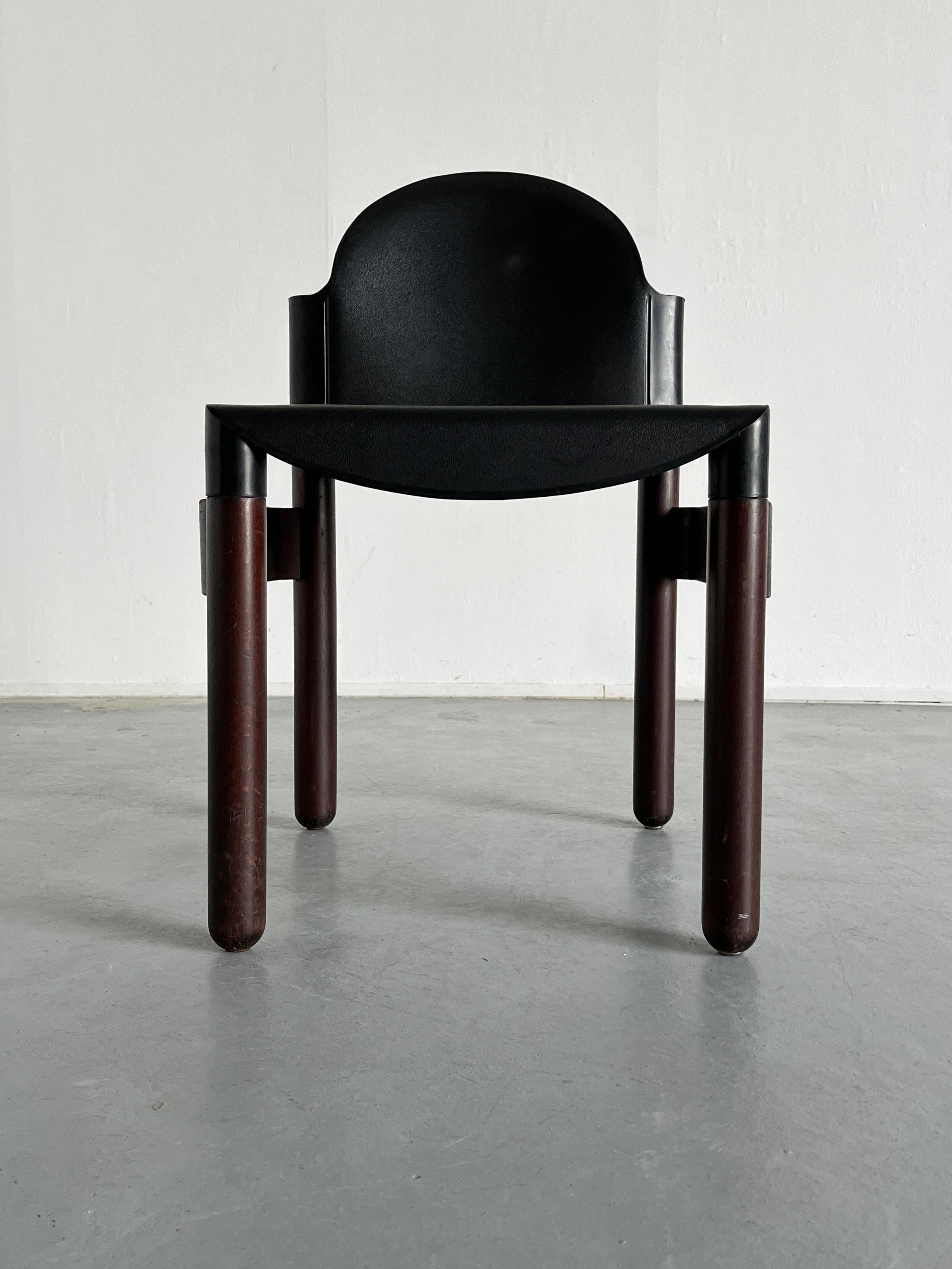 Plastic Vintage Black Thonet Flex 2000 Chair by Gerd Lange for Thonet, 1980s For Sale