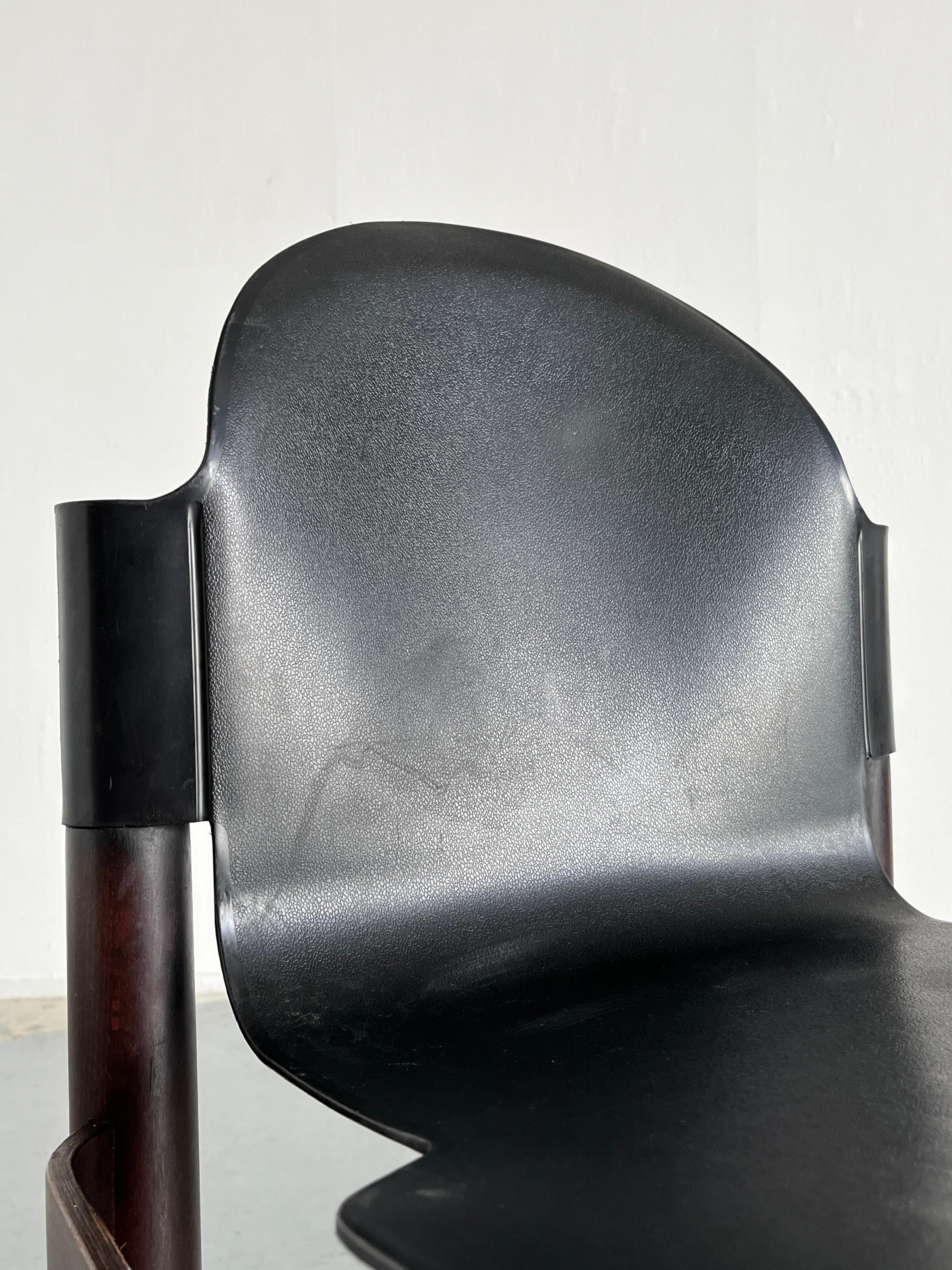 Plastic Vintage Black Thonet Flex 2000 Chair by Gerd Lange for Thonet, 1980s For Sale