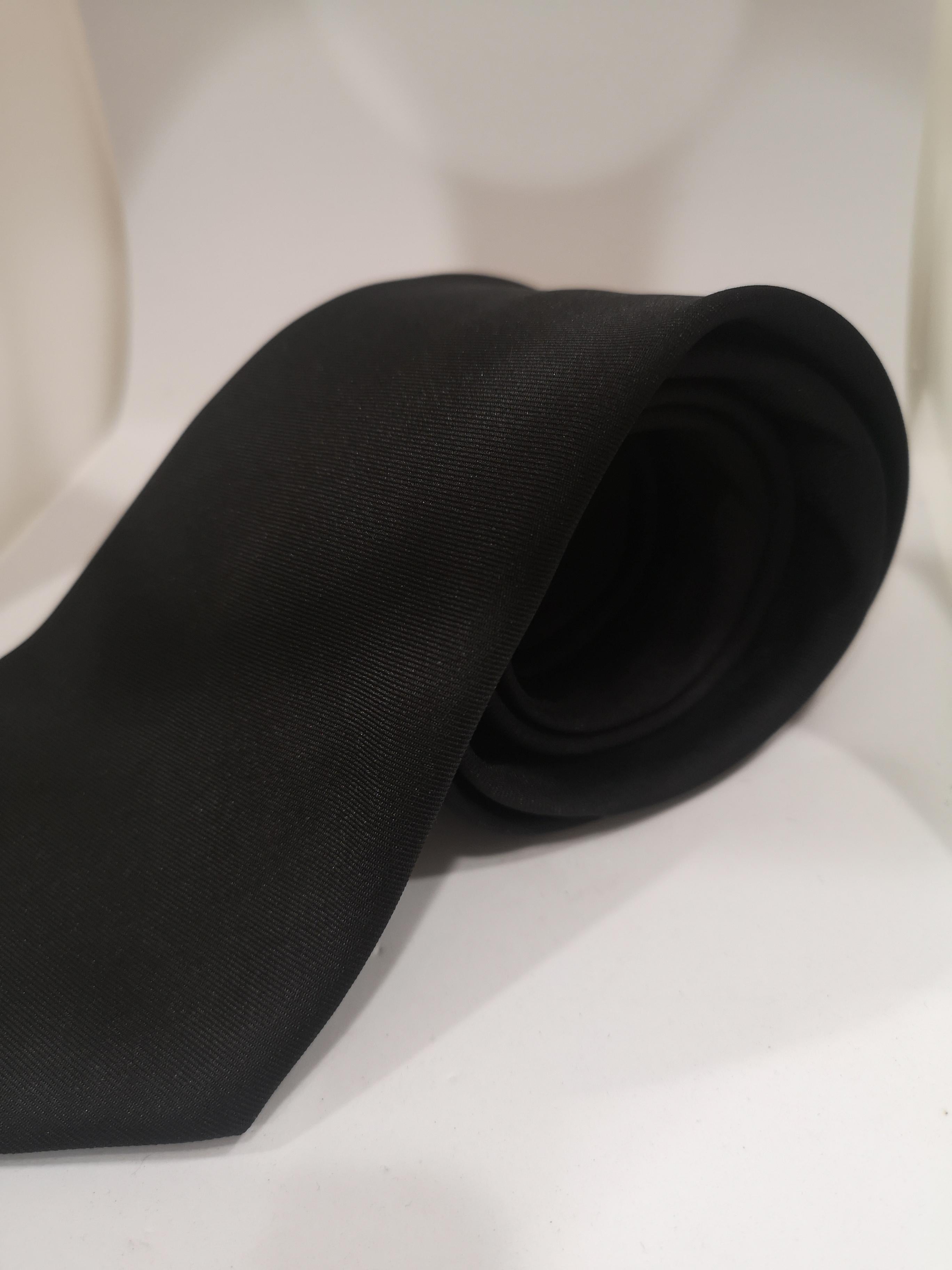 Vintage black tie In Good Condition In Capri, IT