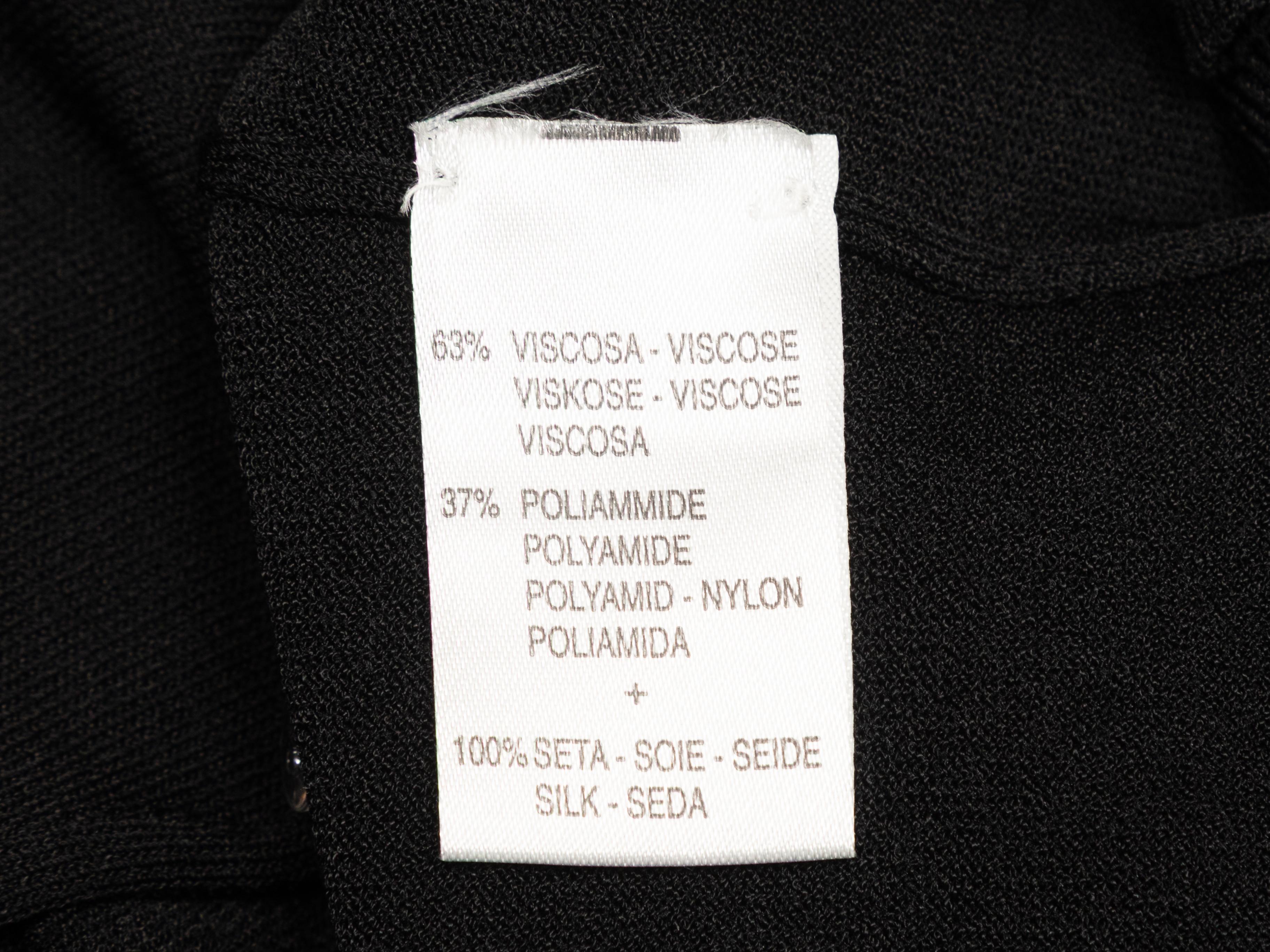 Vintage BLACK TIE, top con maniche a tre quarti, taglia IT 42 in vendita 2