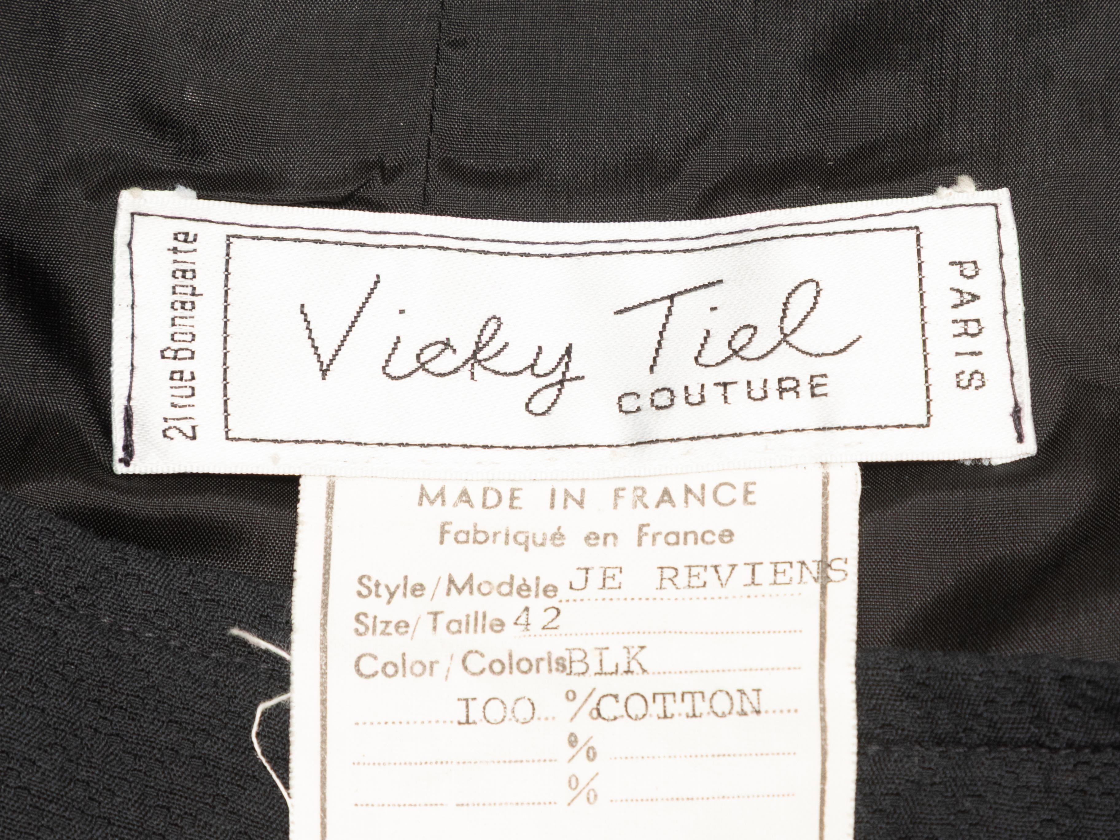 Vintage By Vicky Tiel Gonna al ginocchio Taglia FR 42 In condizioni buone in vendita a New York, NY