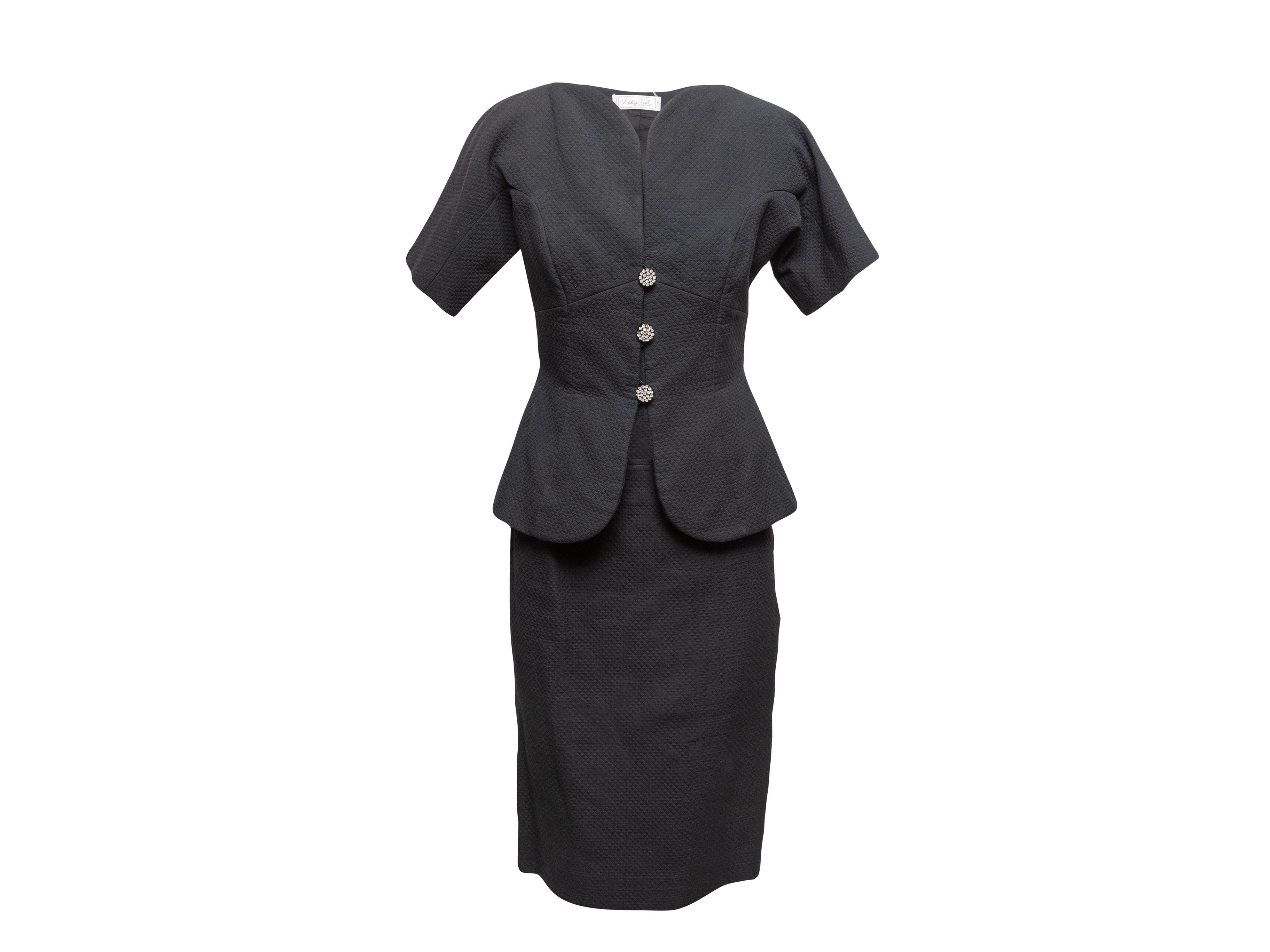 Donna Vintage By Vicky Tiel Gonna al ginocchio Taglia FR 42 in vendita