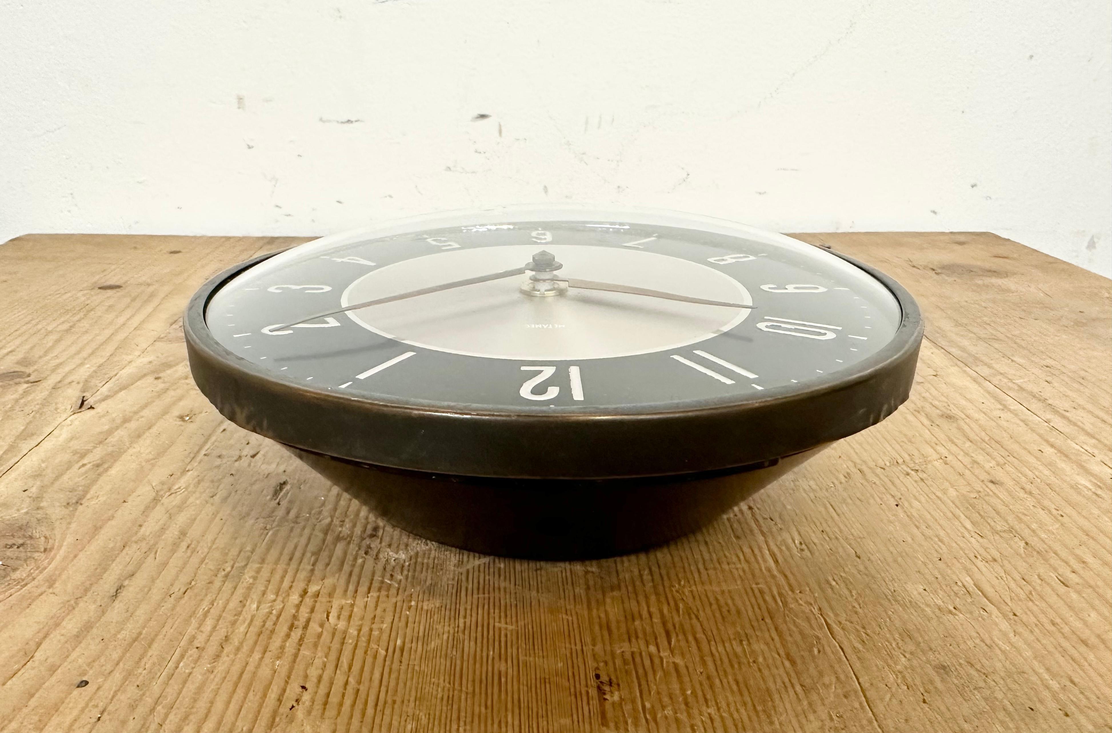 Vintage Black Wall Clock from Metamec, 1970s at 1stDibs | metamec ...
