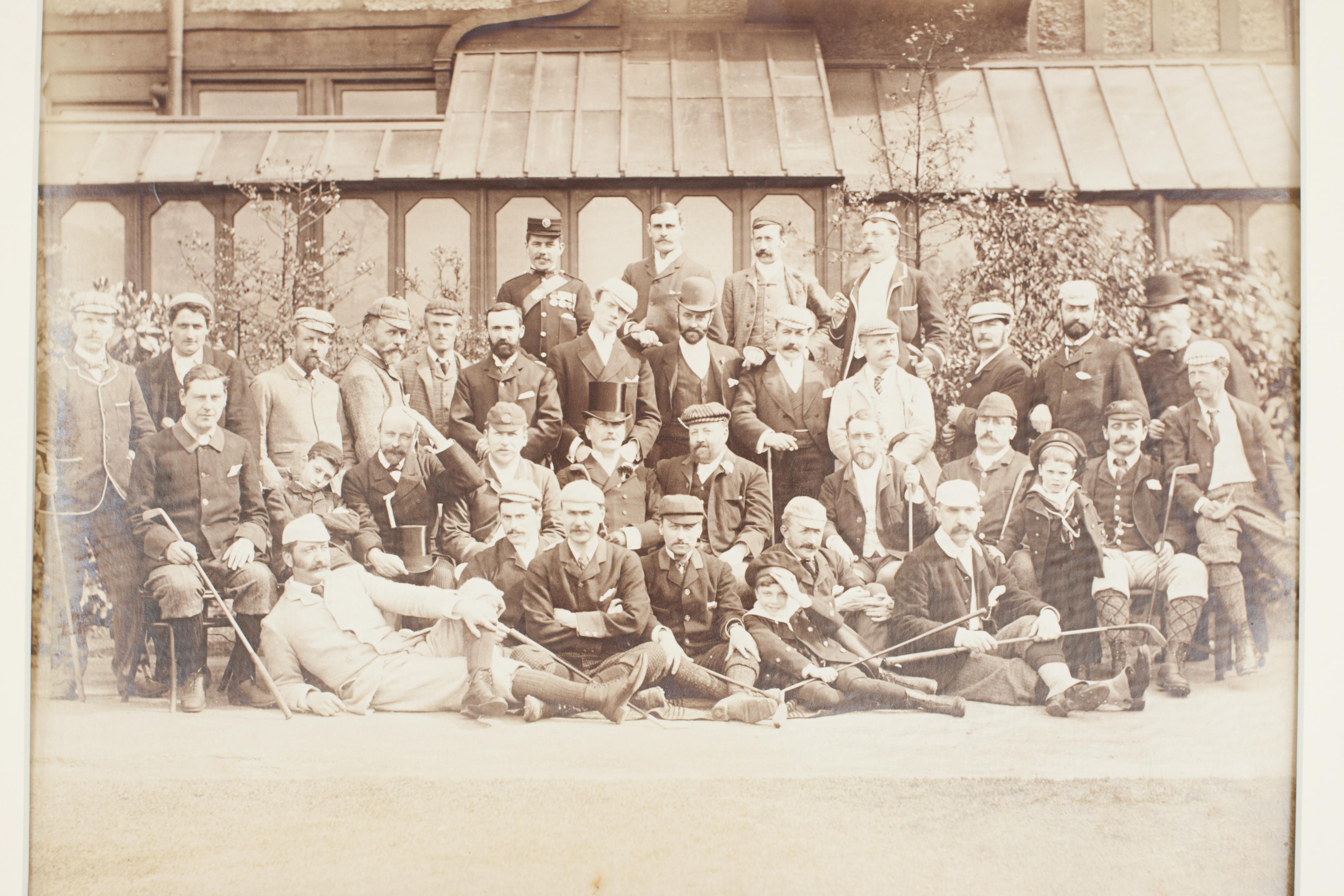 Vintage Black & White Golf Photograph In Good Condition For Sale In Oxfordshire, GB