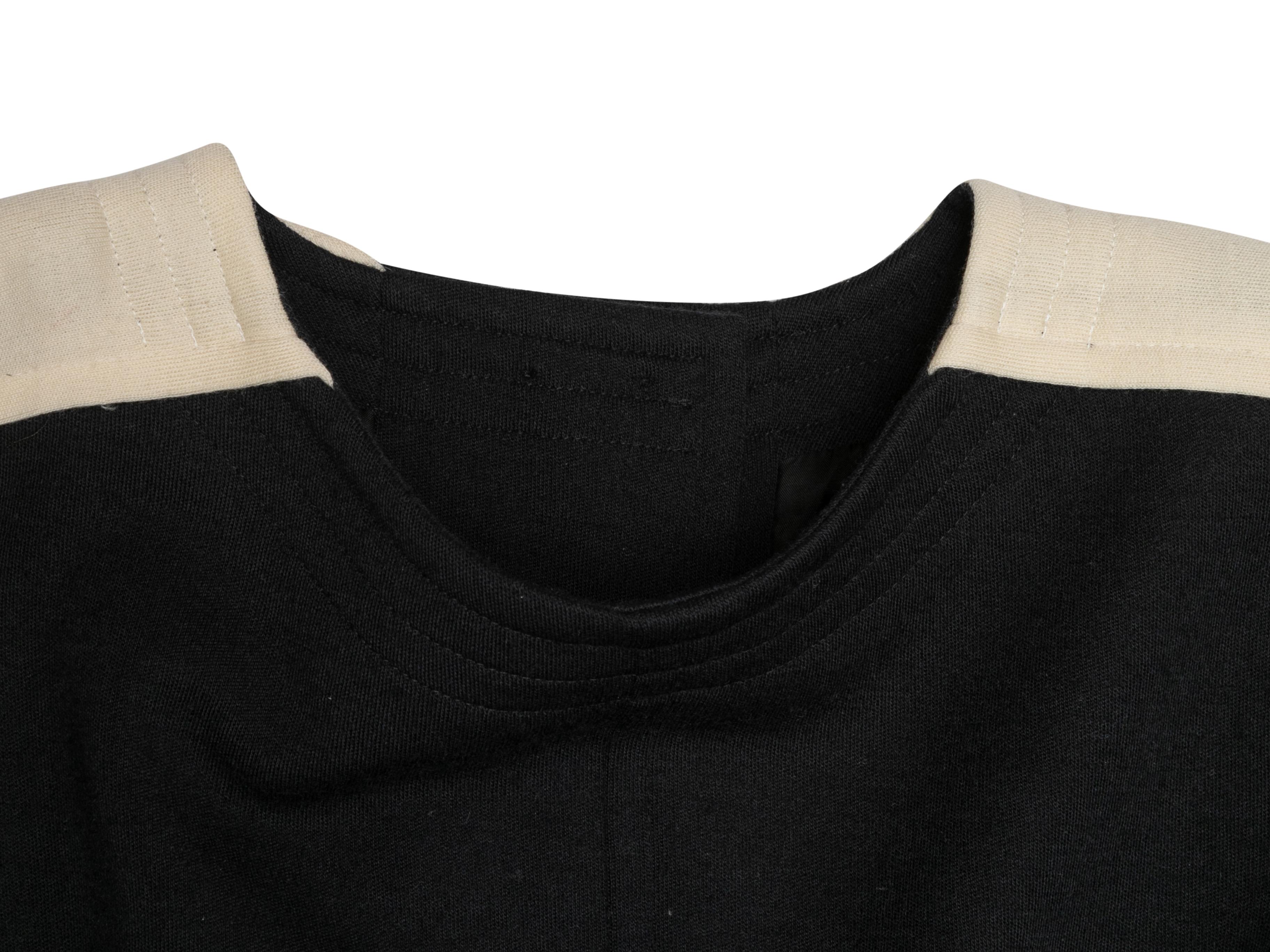  Yves Saint Laurent - Robe vintage noire et blanche en laine, taille FR 38 Pour femmes 