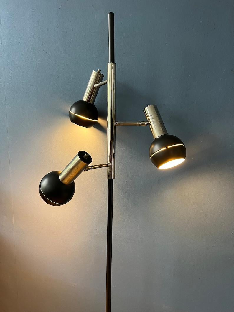 Lampadaire vintage Wilko Eyeball de l'ère spatiale, 1970 Excellent état - En vente à ROTTERDAM, ZH