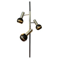 Vintage Black Wilko Eyeball Space Age Floor Lamp, 1970s