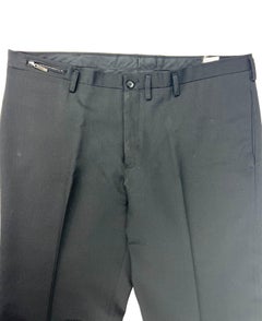Vintage Black Wool Trousers Pants