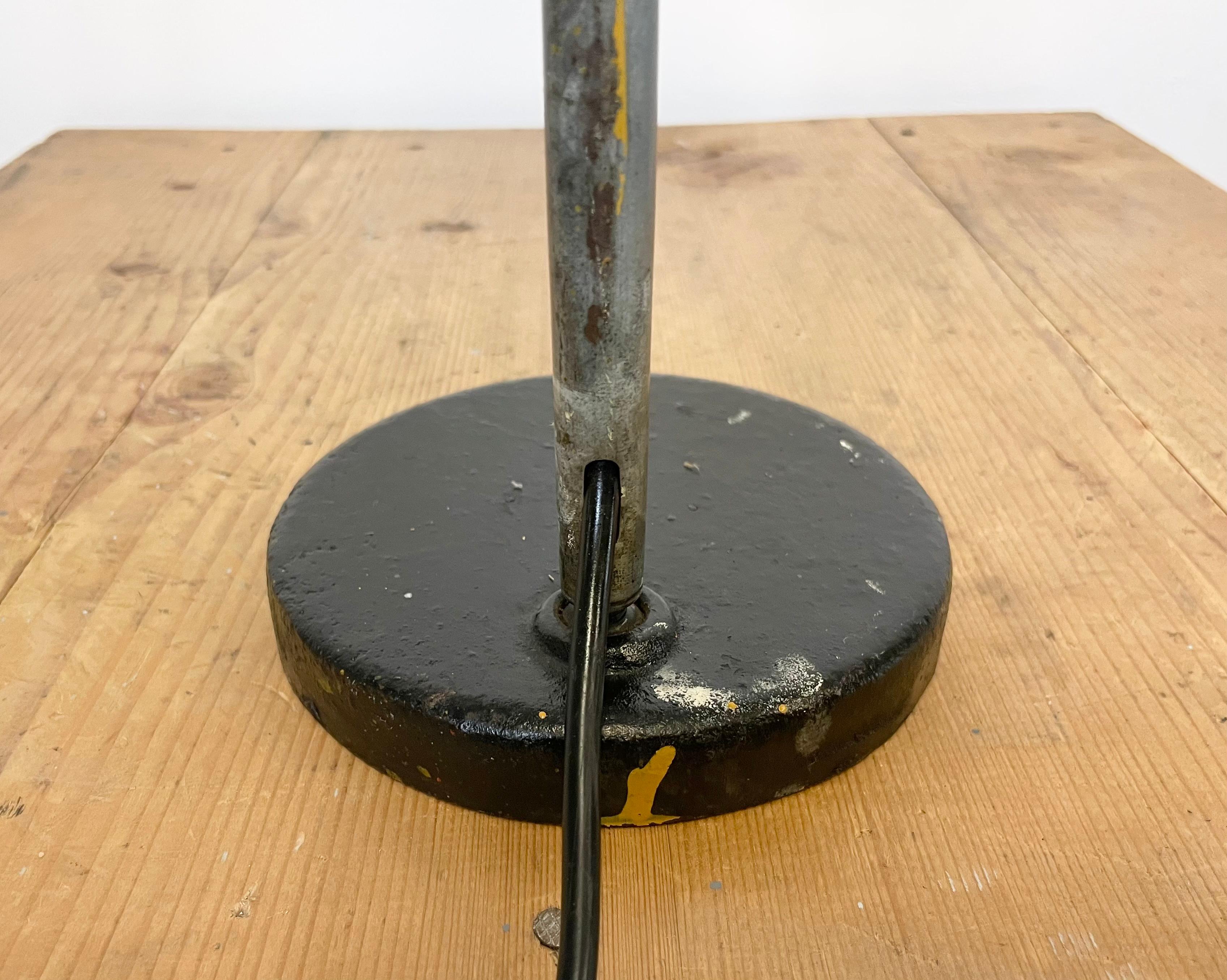 Vintage Black Workshop Table Lamp, 1950s For Sale 3
