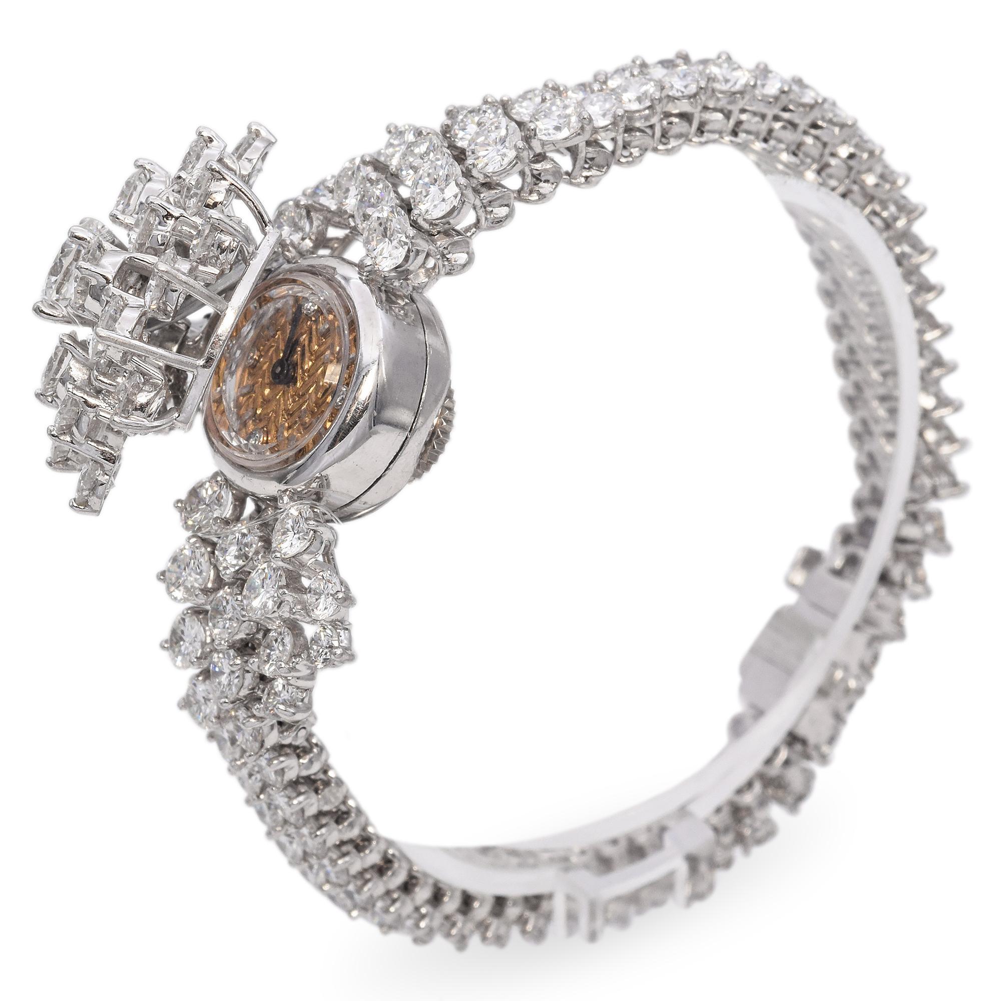 Reloj Blancpain Vintage Platino Diamante Oculto en Bueno estado para la venta en New York, NY