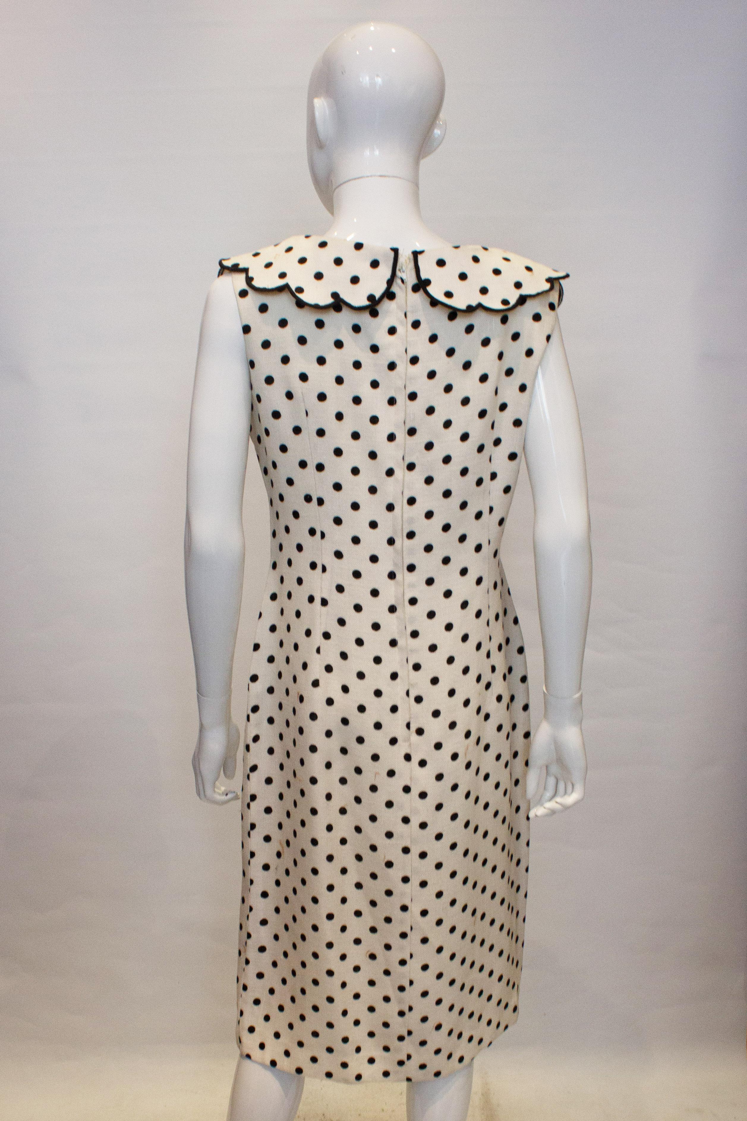 Beige Vintage Blanes London Summer Dress For Sale