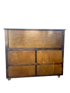 Vintage Blanket Storage Chest With 4 Drawers.