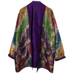 Antique Blazer Tailor Made In Antique XIX Ottoman Fabric