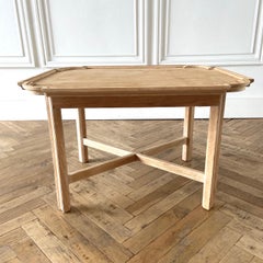 Vintage Bleached Oak Side Table