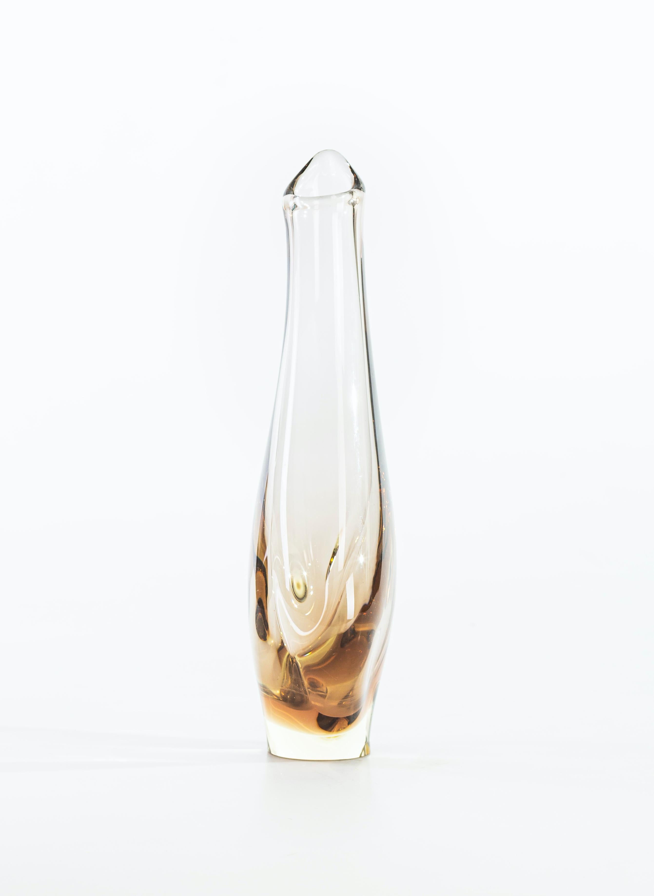 Verre Vase en verre mélangé vintage:: Italie:: années 1950 en vente