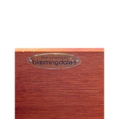 Vintage Bloomingdale’s Bamboo Rattan Dresser British Colonial Boho Chic Coastal