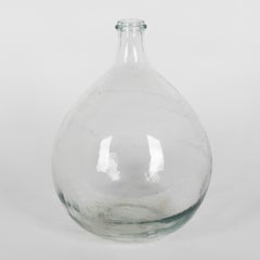 Vintage Blown Glass Demijohn Bottles Set of 2