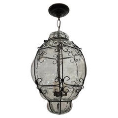 Vintage Blown Glass Lantern