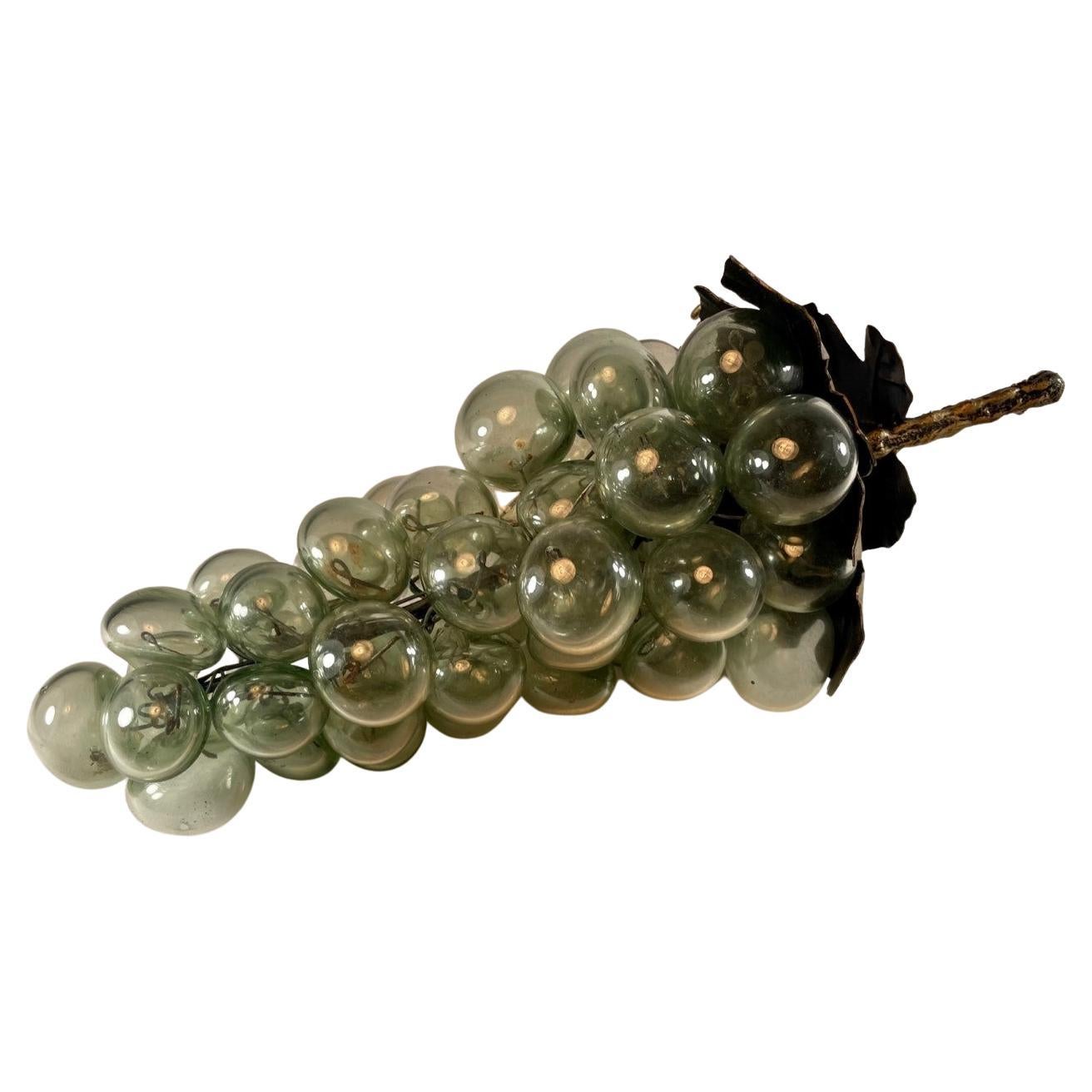 vintage glass grapes
