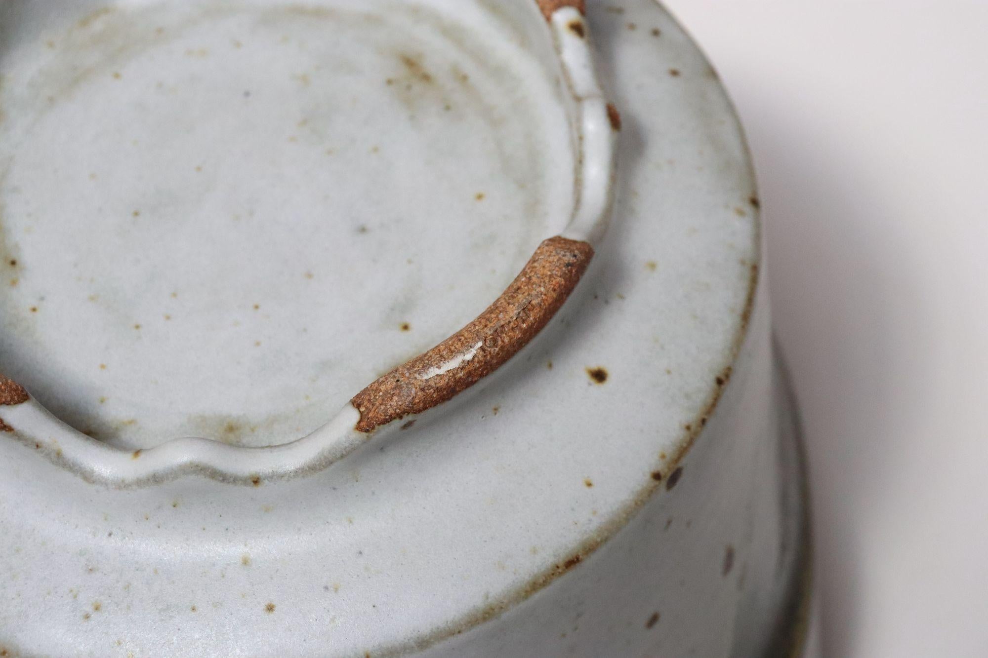 Viereckiger Übertopf in Blau und Grün von Studio Pottery by Deanna Nichols im Angebot 7