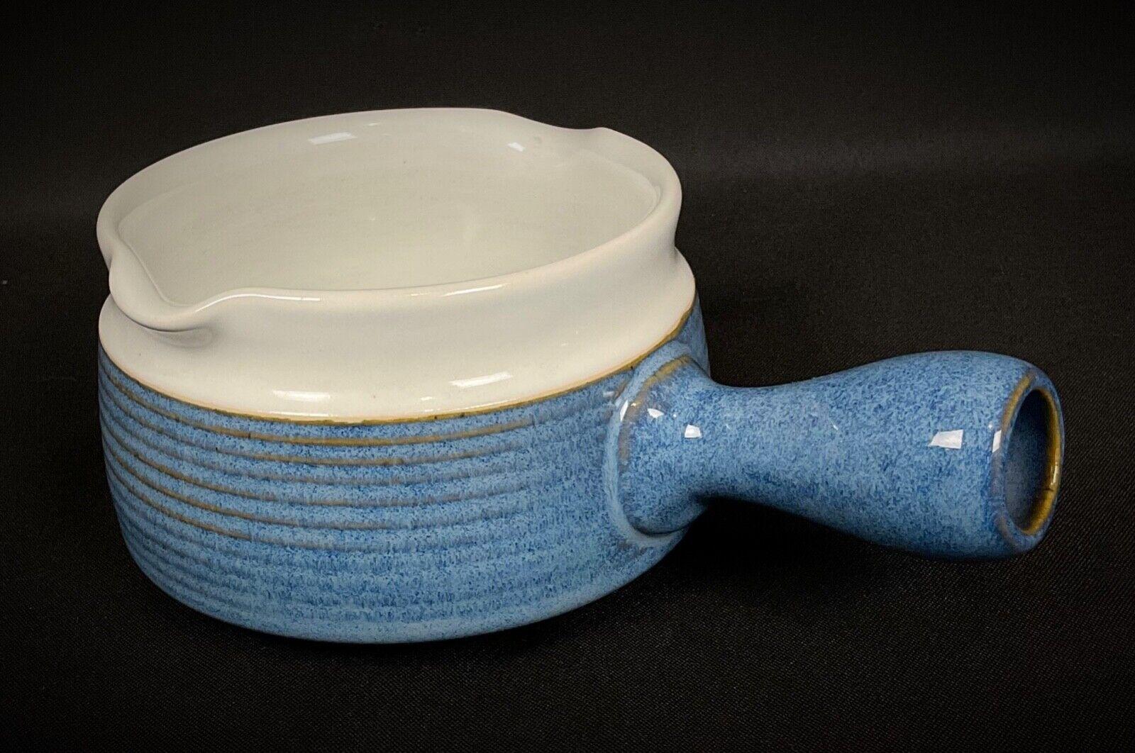 Blaue und weiße Fayence-Sauciere - Elegantes Saucieren, 16,5 cm - 2Y338 im Angebot 4