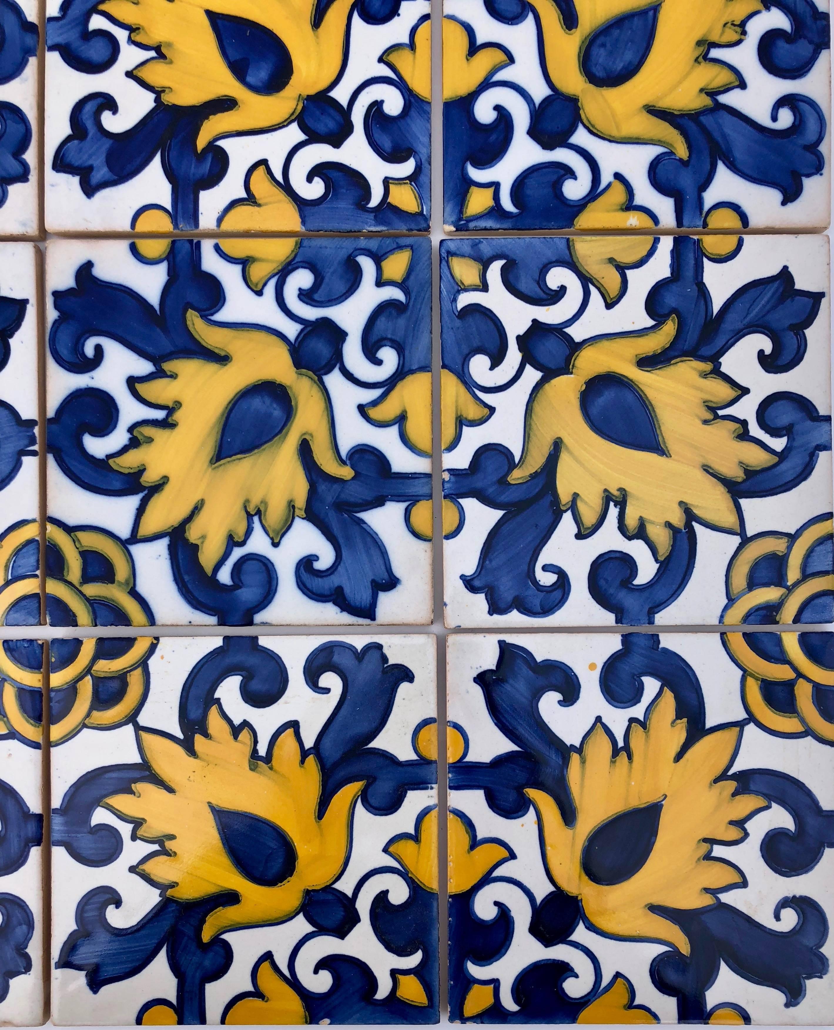 hand painted portuguese tiles