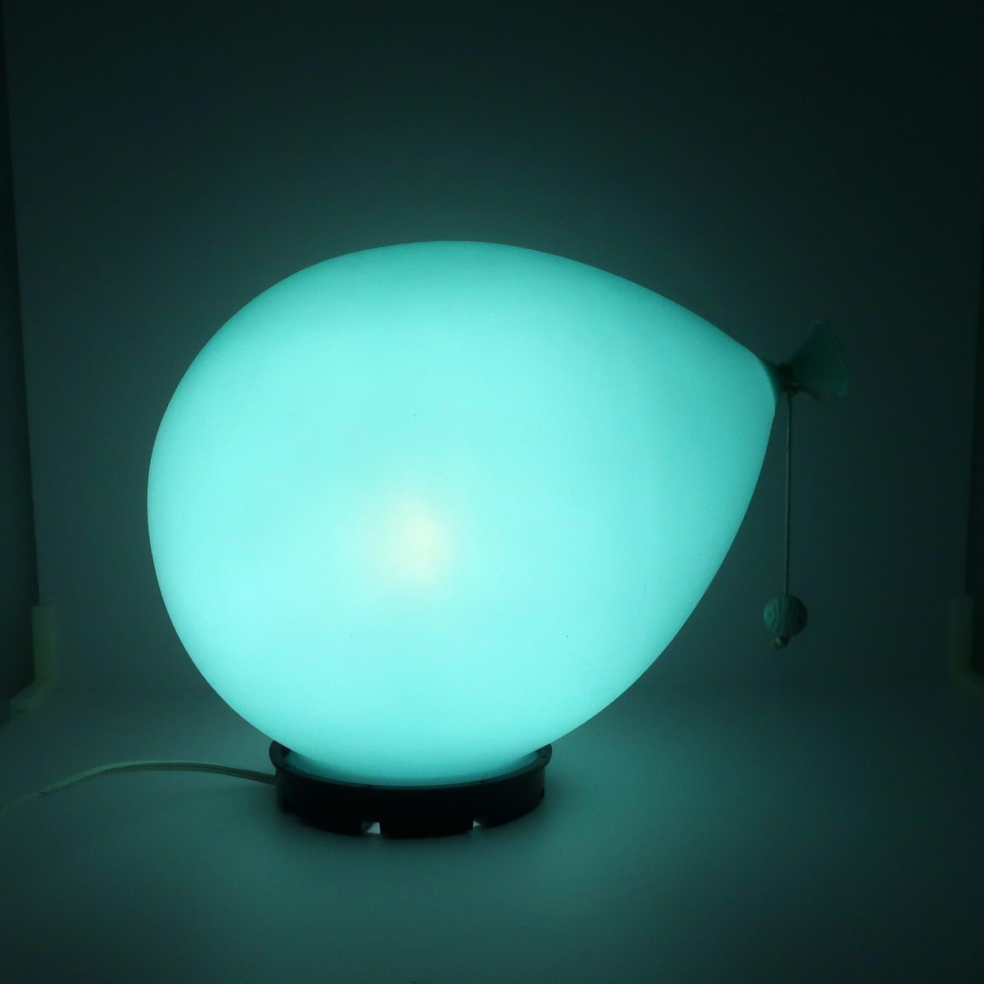 Vintage Blue Balloon Lamp by Yves Christin 1