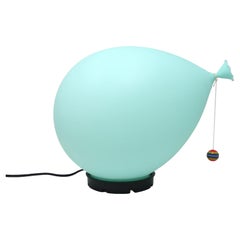 Lampe vintage bleue en forme de ballon par Yves Christin