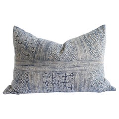 Vintage Blue Batik Standard Queen Size Pillow